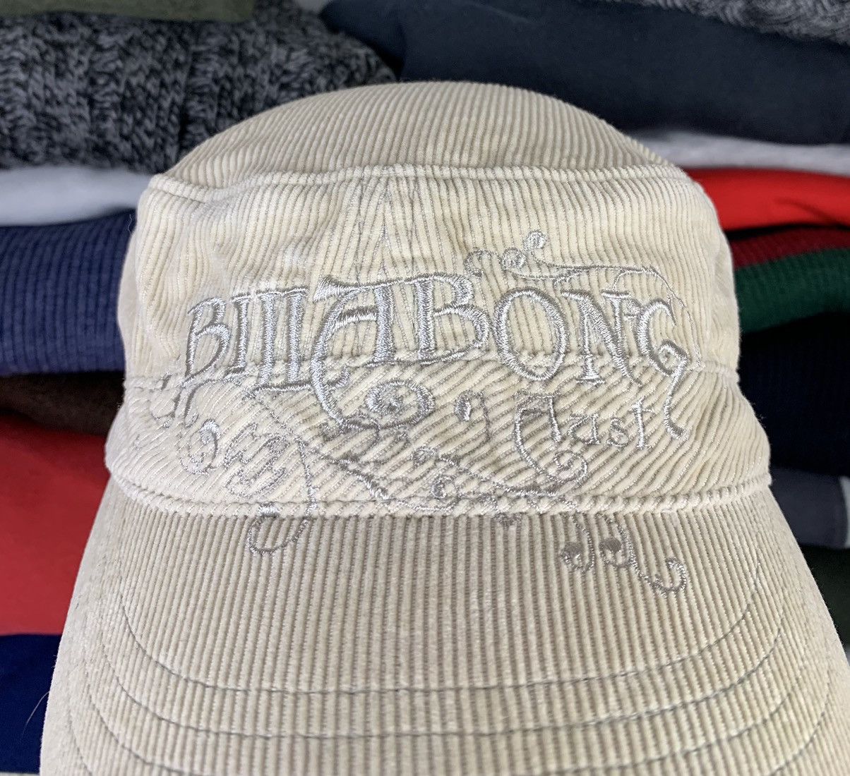 Billabong Billabong Big Logo Corduroy Cap Hat Size ONE SIZE - 2 Thumbnail