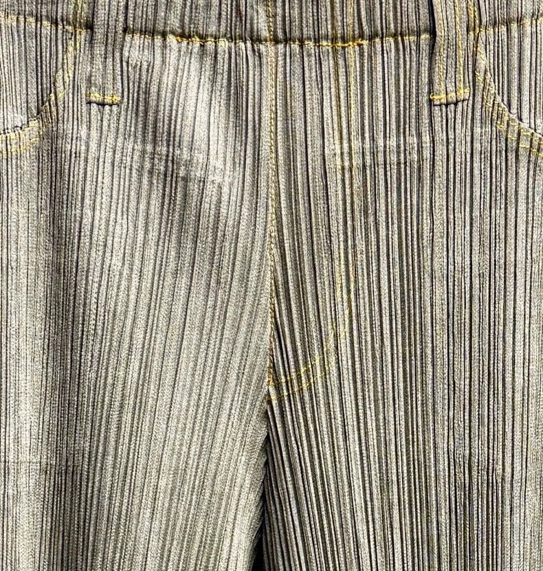Issey Miyake Issey Miyake size:1 Yellow-gray pleated pants Size 42" / US 20 - 3 Thumbnail