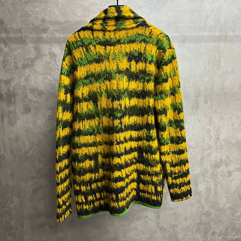 Yves Saint Laurent saint laurentYellow and green mohair fur jacket 2503-Nextar Size US M / EU 48-50 / 2 - 5 Thumbnail