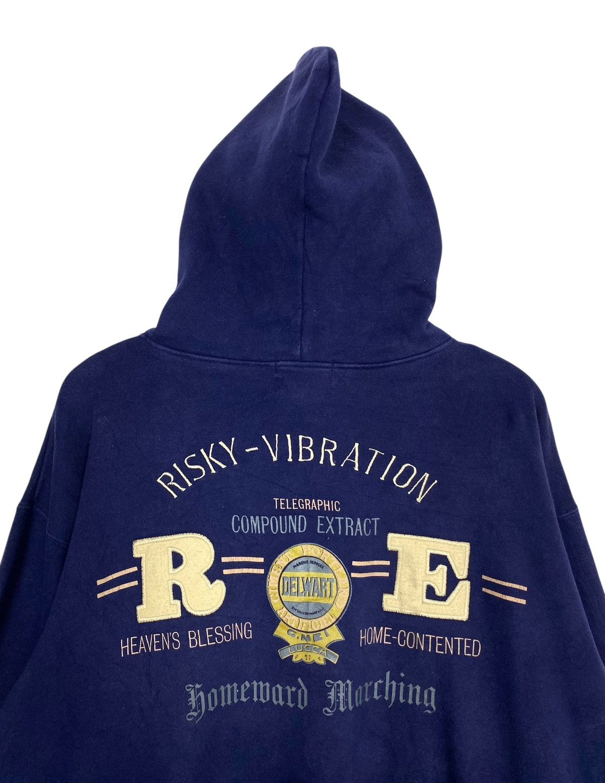 Japanese Brand Rare‼️ Risky Vibration Hoodie Big Logo Made in Japan Size US M / EU 48-50 / 2 - 2 Thumbnail