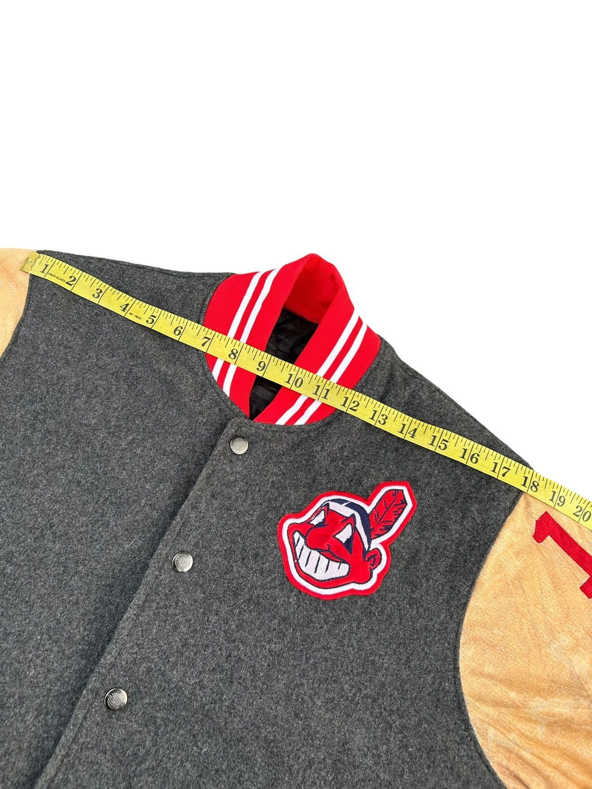 Kapital Vintage Cleveland Indian Varsity Jacket MLB Size US M / EU 48-50 / 2 - 14 Thumbnail