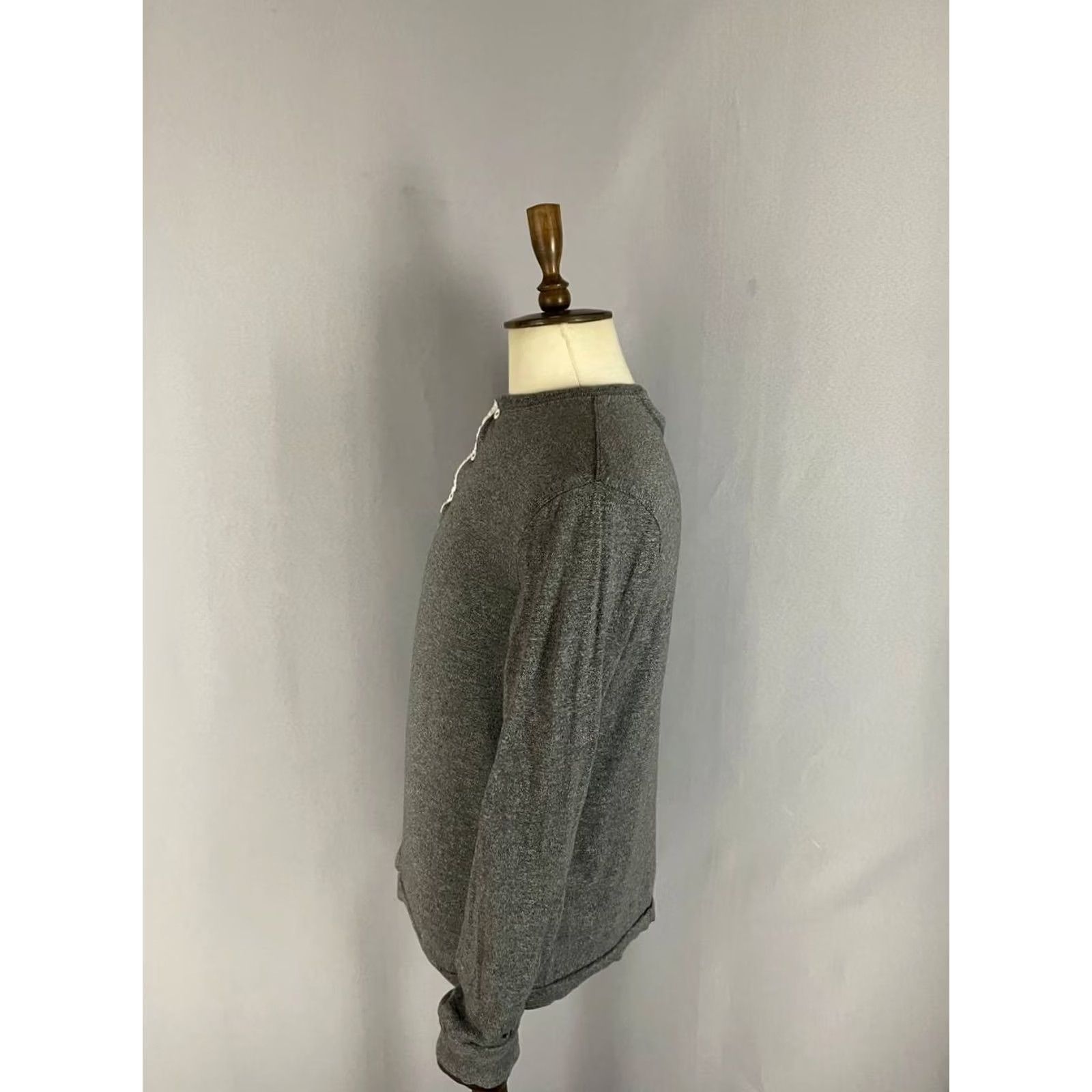 Polo Ralph Lauren Polo Ralph Lauren Mens Henley T-Shirt M Gray Cotton Long Sleeve Shirt Mens Size US M / EU 48-50 / 2 - 6 Thumbnail