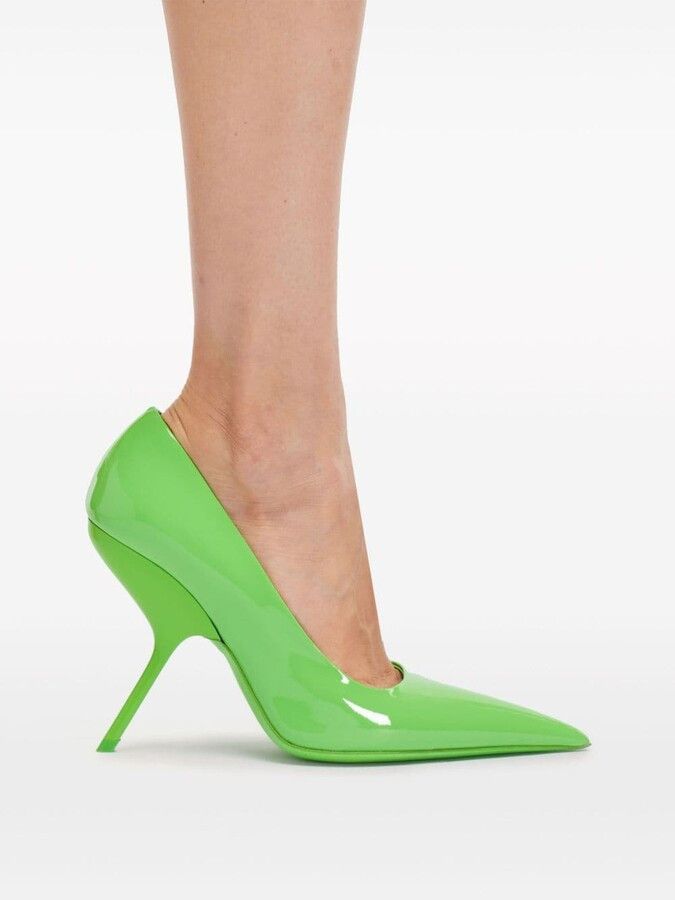 Salvatore Ferragamo o1s1rm0924 Eva Patent Pump in Green Size US 9.5 / IT 39.5 - 5 Thumbnail