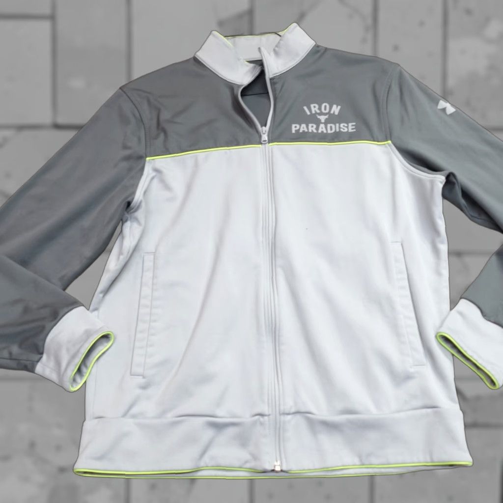 Under Armour Under Armour Rock Track Jacket Medium Gray Full Zip Mens M Size US M / EU 48-50 / 2 - 1 Thumbnail