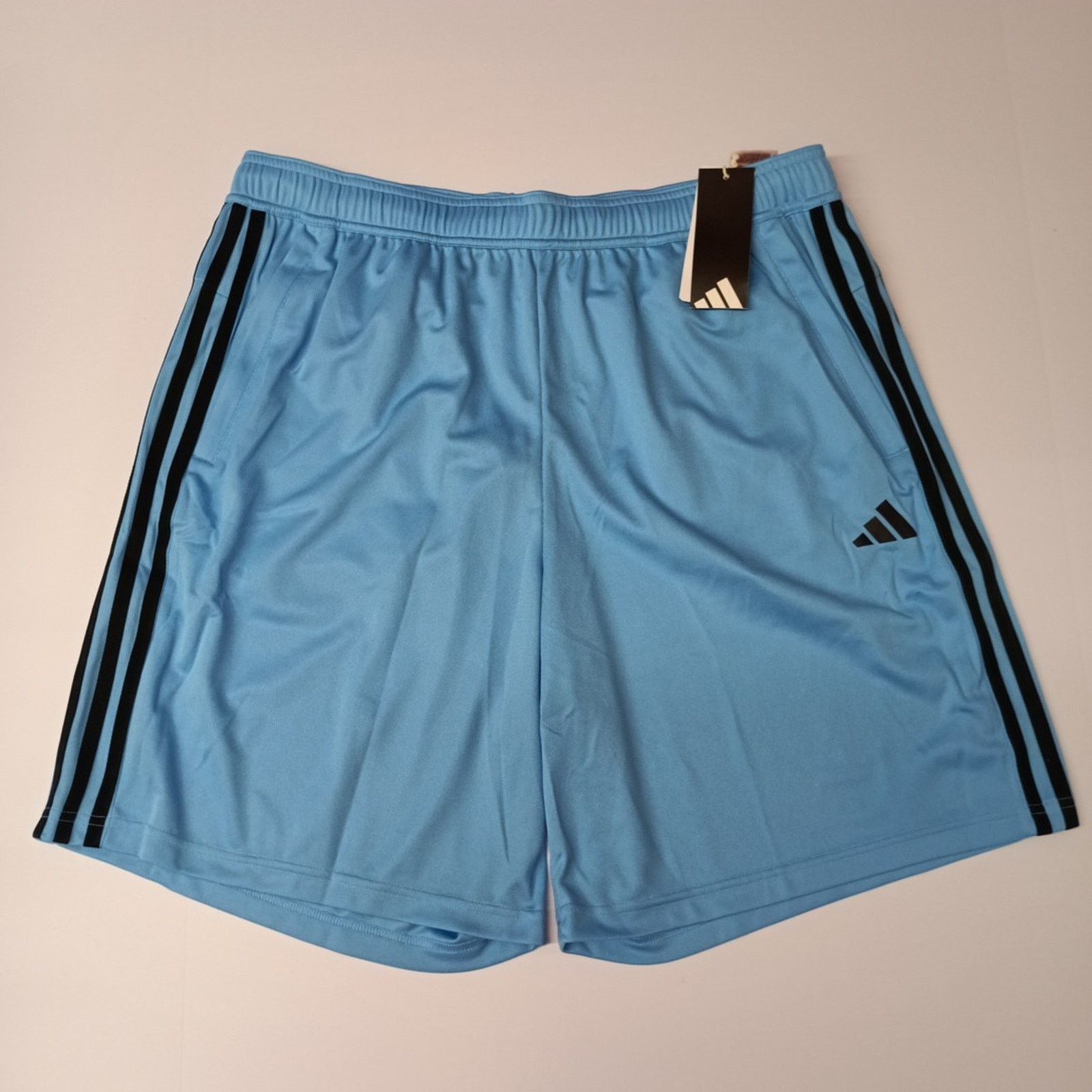Adidas Adidas TR-ES PIQUE 3-Stripes Shorts Men's Size XL Blue Black Size US 34 / EU 50 - 1 Thumbnail