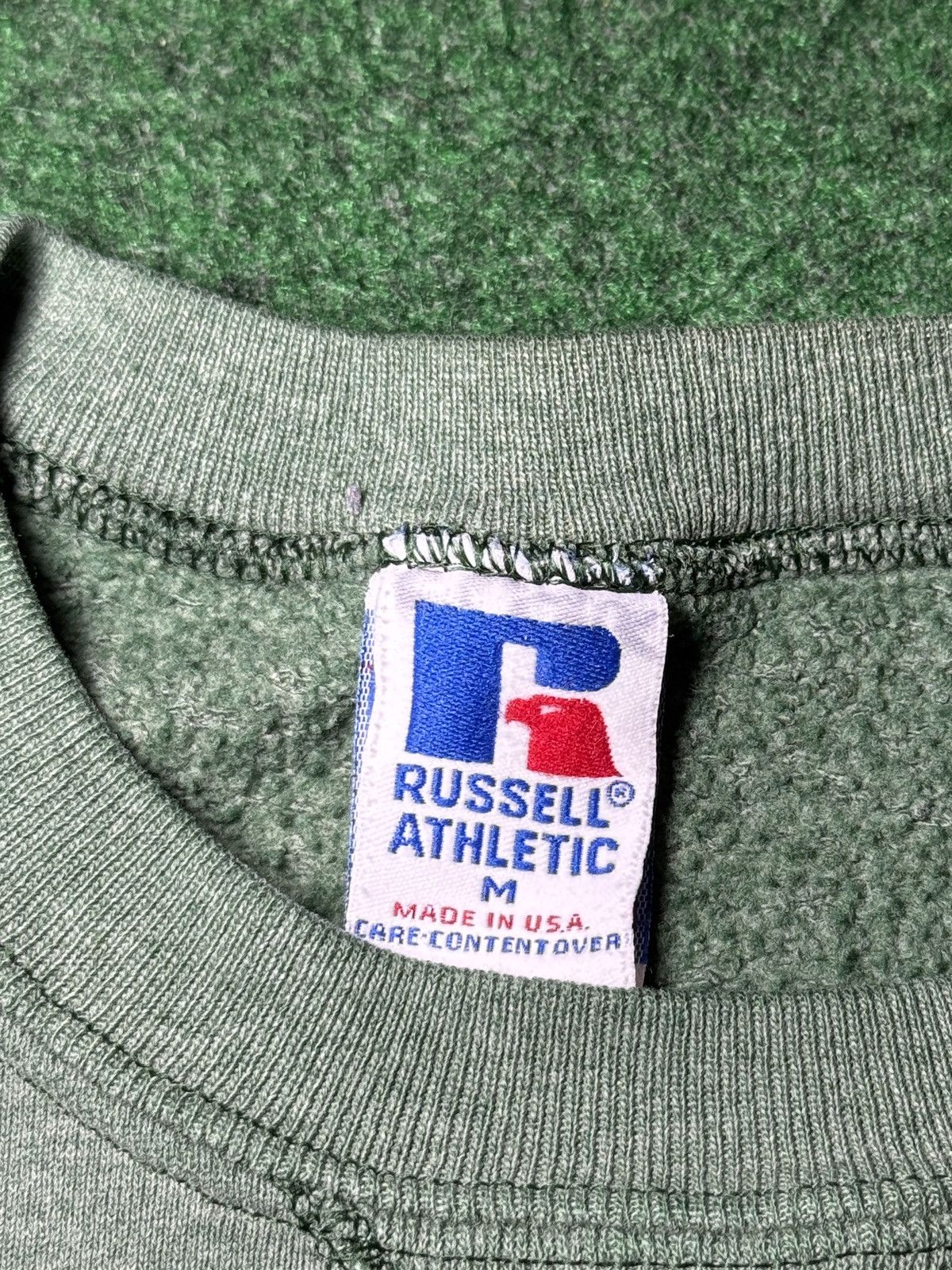 Russell Athletic Vintage 90s Russell Athletic Faded Mint Green Sweatshirt Size US M / EU 48-50 / 2 - 3 Thumbnail