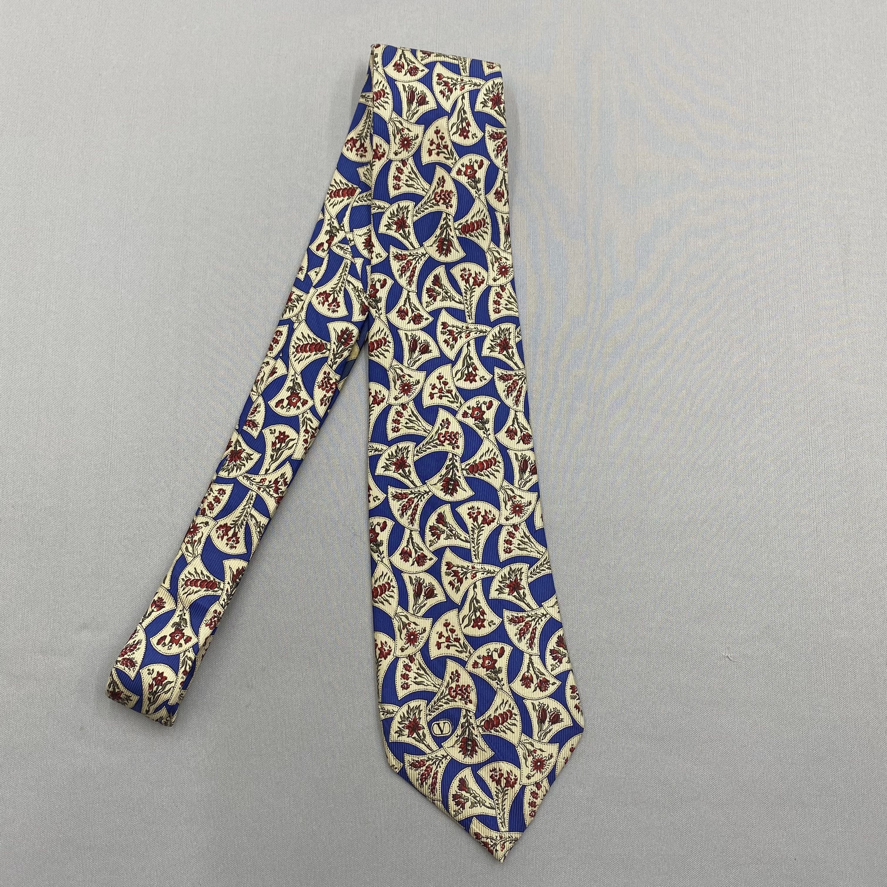 Valentino Vintage Valentino SILK Necktie Cravate Pure Silk Neck Tie Size ONE SIZE - 4 Thumbnail