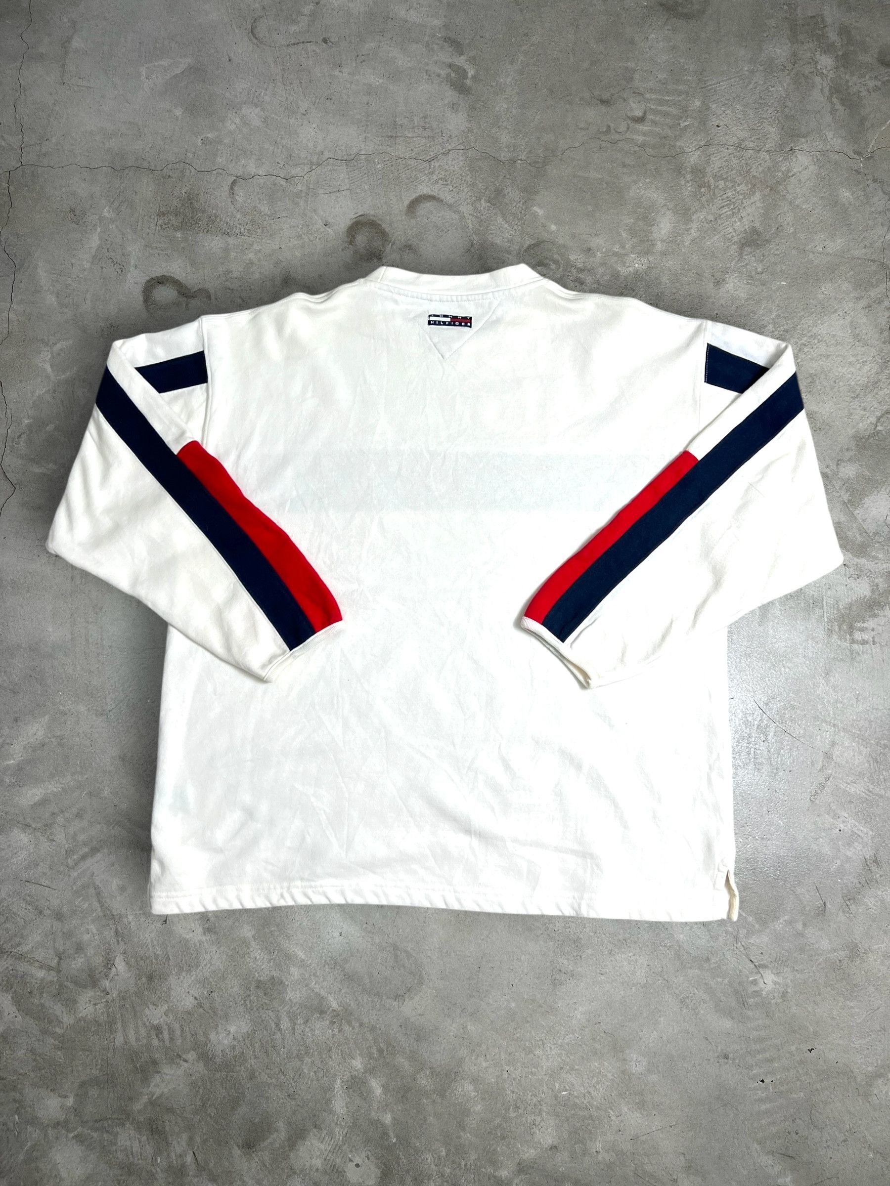 Tommy Jeans Vintage Tommy Jeans Striped Sweatshirt (XL) JKA192 Size US XL / EU 56 / 4 - 9 Thumbnail
