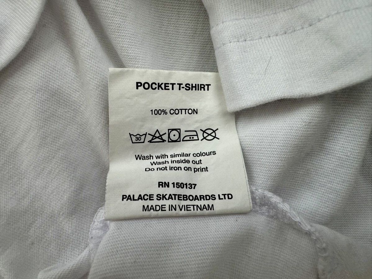 Palace Palace White Pocket Logo T-Shirt Size US M / EU 48-50 / 2 - 6 Thumbnail