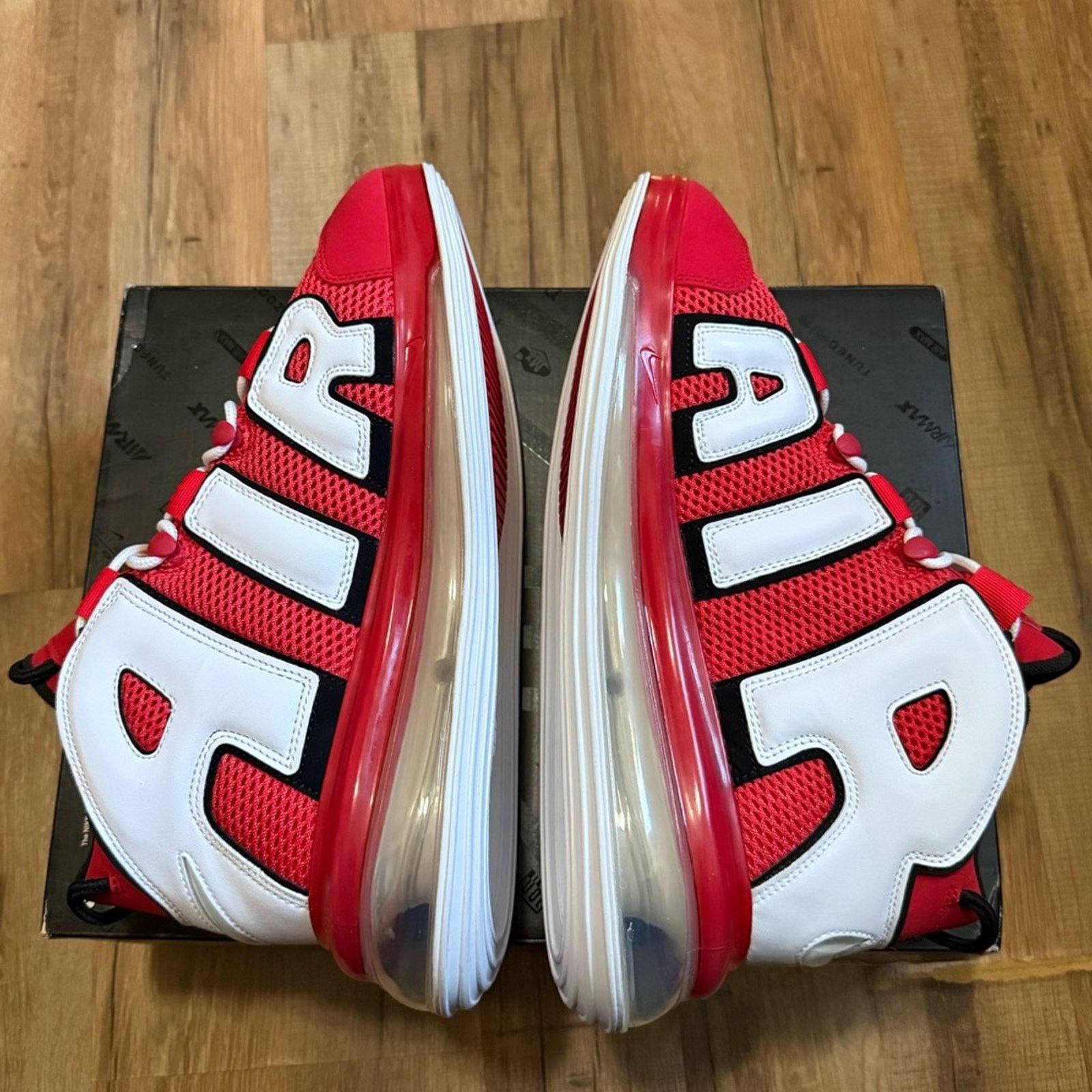 Nike Nike Air More Uptempo 720 QS 2 Varsity Red Size US 11 / EU 44 - 8 Thumbnail