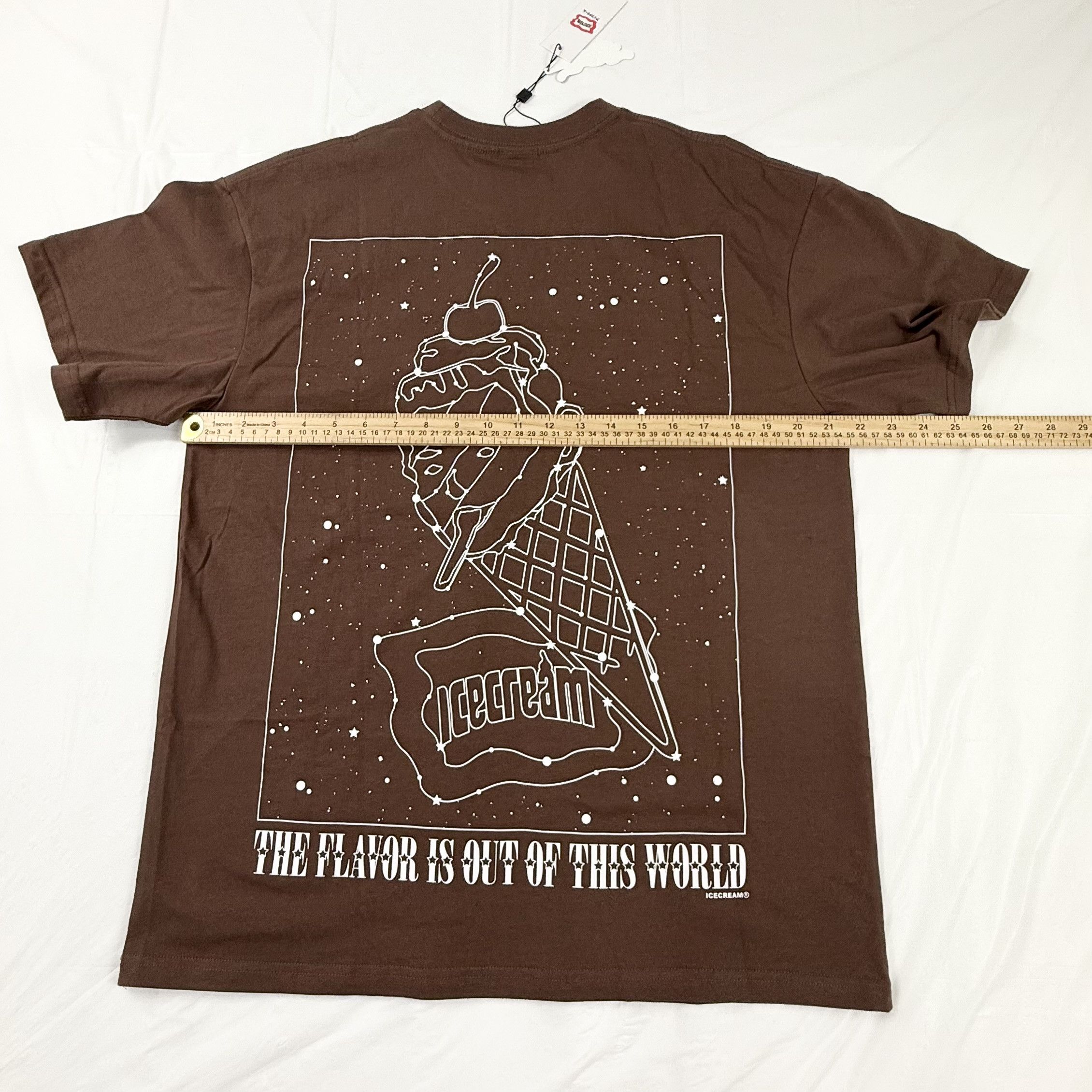 Icecream Icecream Mens Brown Out Of This World Space Graphic T-Shirt Size US M / EU 48-50 / 2 - 3 Thumbnail