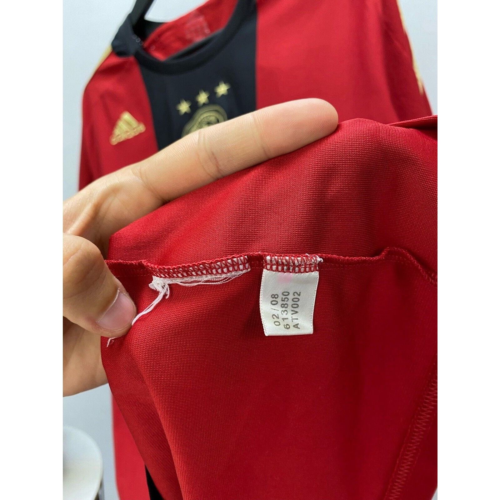 Adidas × Vintage Vintage Germany National 2008 Y2k Blokecore Football Shirt Size US XL / EU 56 / 4 - 13 Thumbnail