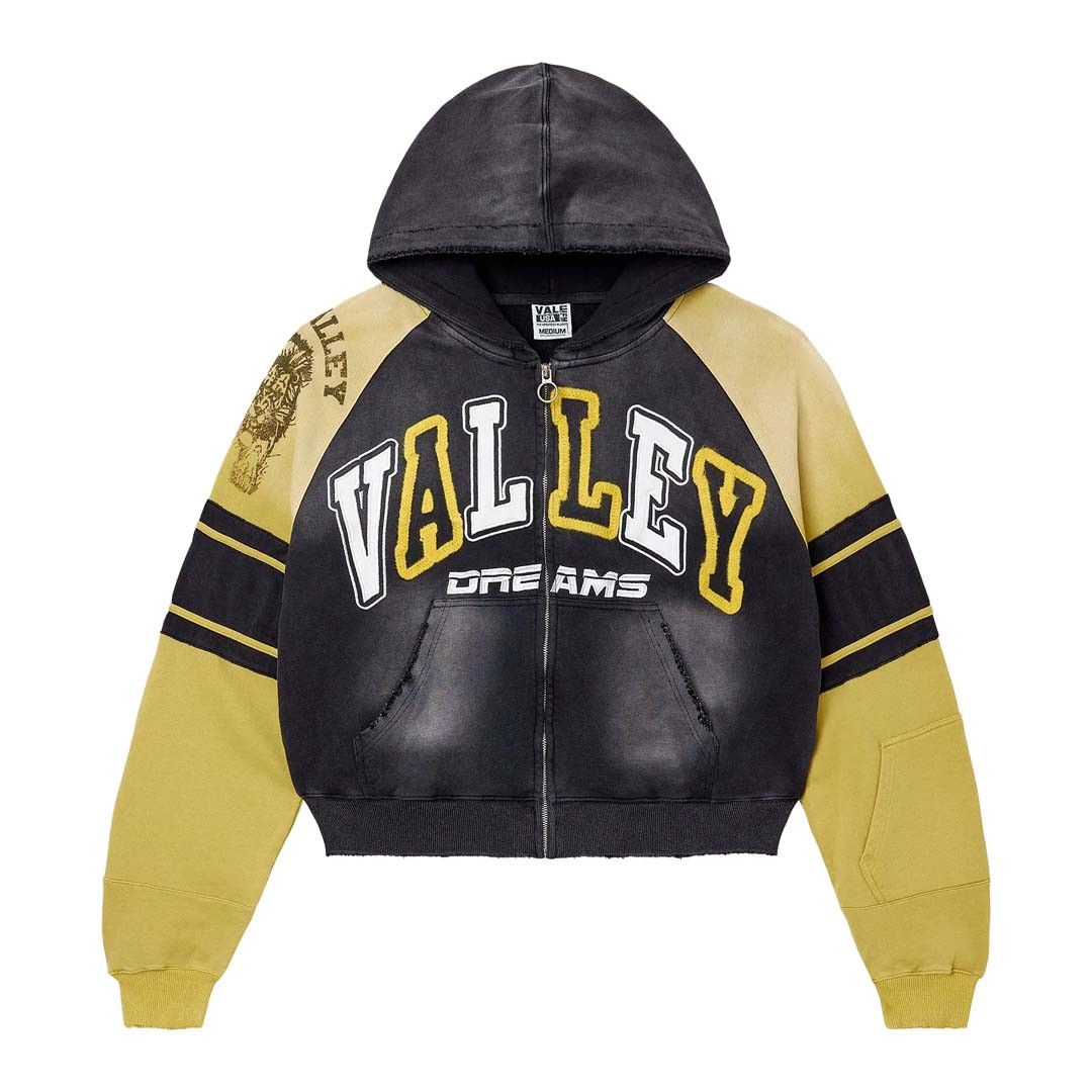 Vale Forever Lethal Zip Up Hoodie 'Black/Yellow' Size US L / EU 52-54 / 3 - 1 Thumbnail