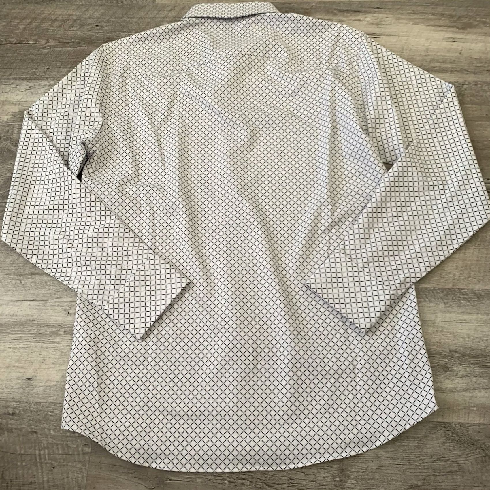 Kenneth Cole Awearness Kenneth Cole Performance Short Men Medium Slim Fit Wicking No Iron NEW Shirt Black Mens Size US 31 - 5 Thumbnail