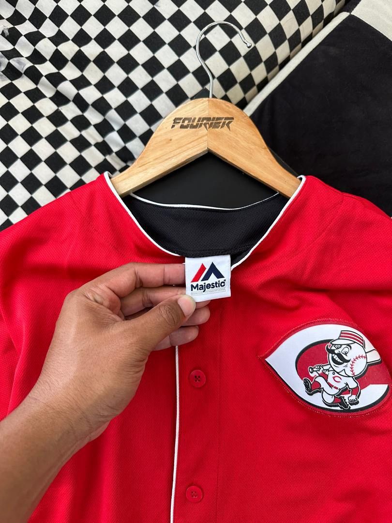 MLB × Majestic MAJESTIC MLB CINCINNATI REDS BASEBALL SHIRT Size US M / EU 48-50 / 2 - 4 Thumbnail