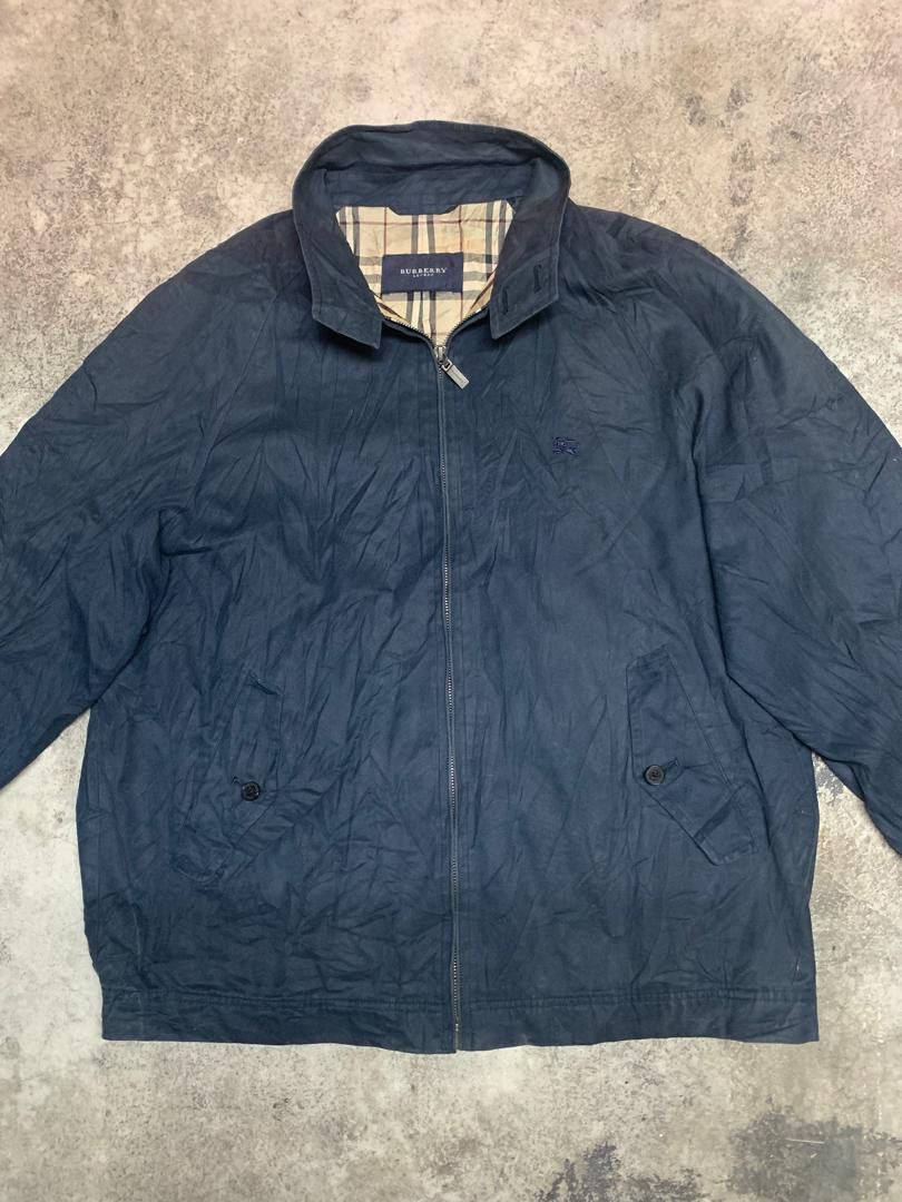 Burberry Vintage Burberry Zipper Jacket Size US L / EU 52-54 / 3 - 5 Thumbnail
