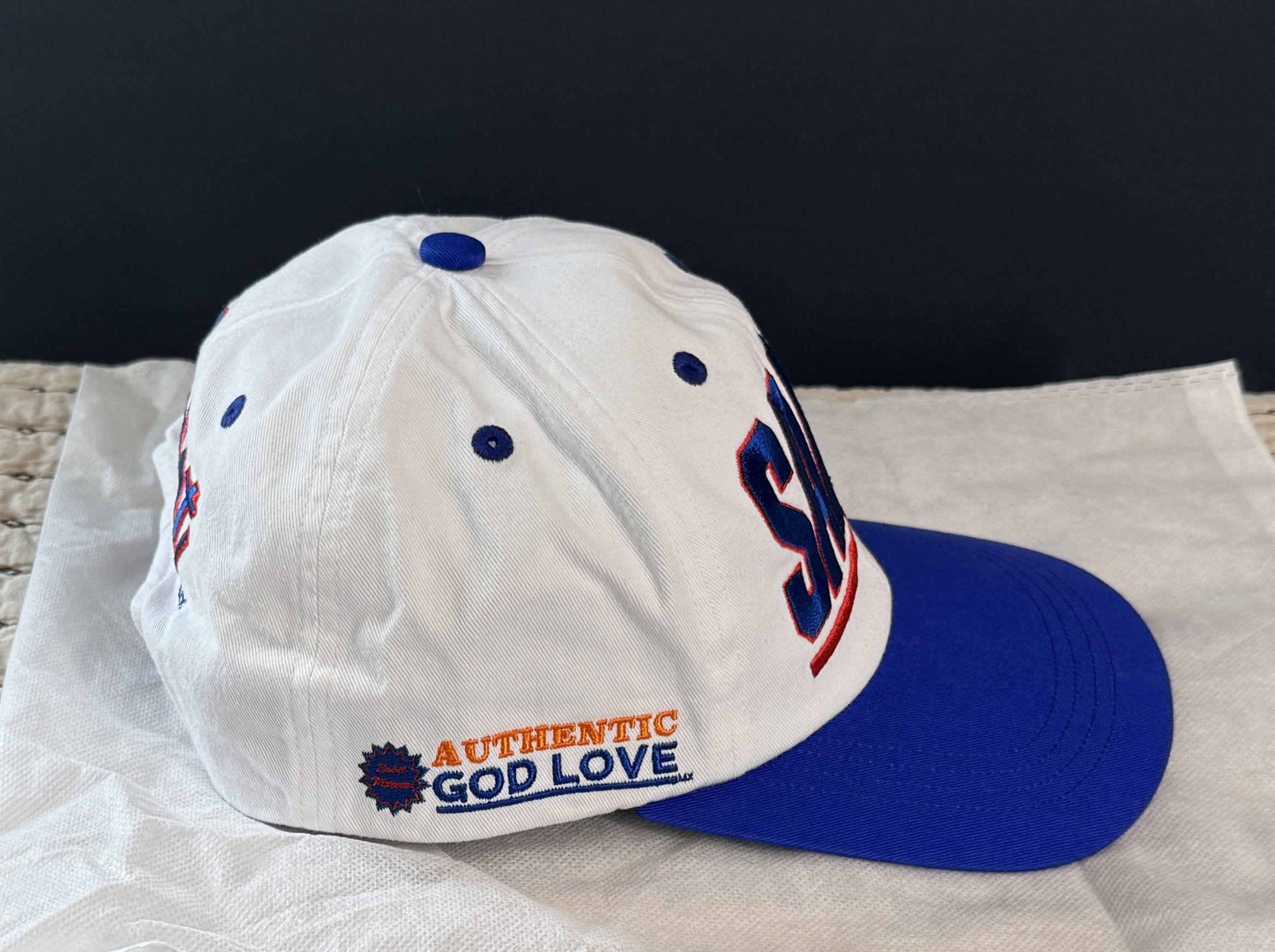 Saint Michael SAINT MICHAEL 'AUTHENTIC GOD LOVE' SNAPBACK NY GIANTS OS Size ONE SIZE - 5 Thumbnail