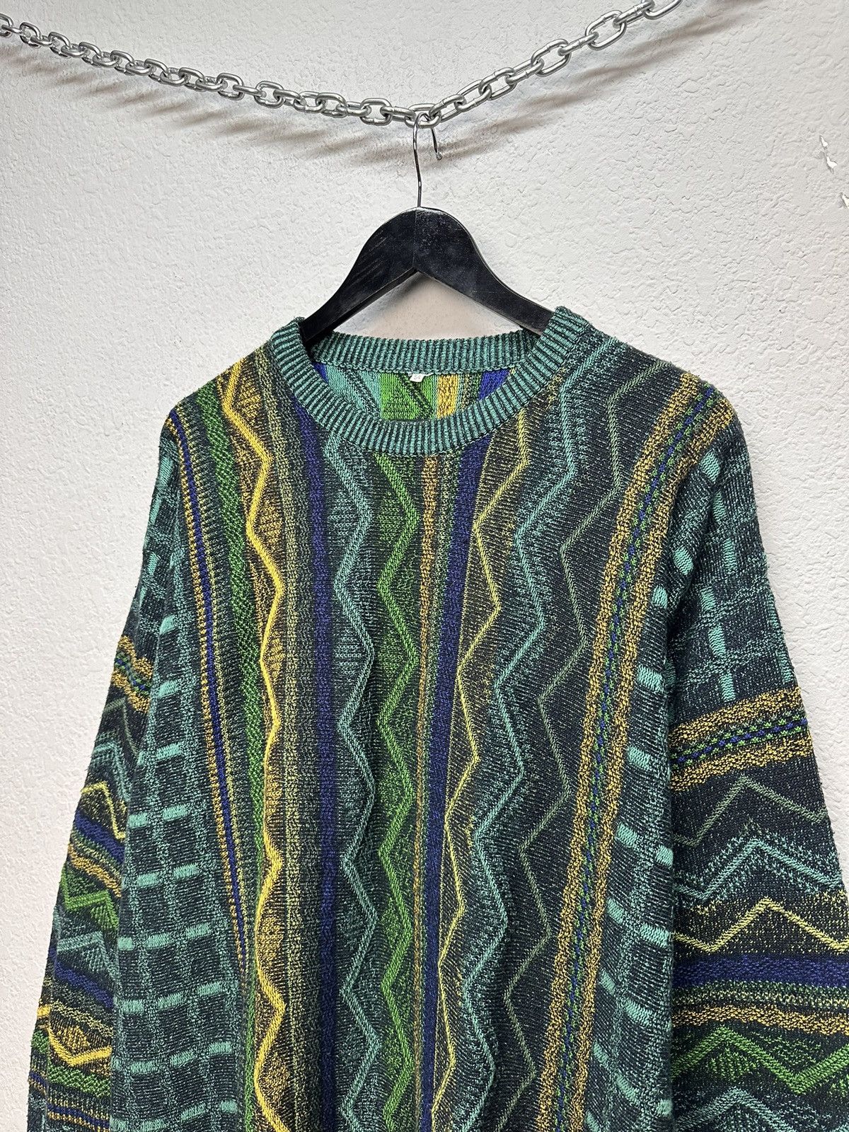 Carlo Colucci Vintage Multicolour Carlo Colucci Knit Sweater Coogi Canada Size US L / EU 52-54 / 3 - 3 Thumbnail