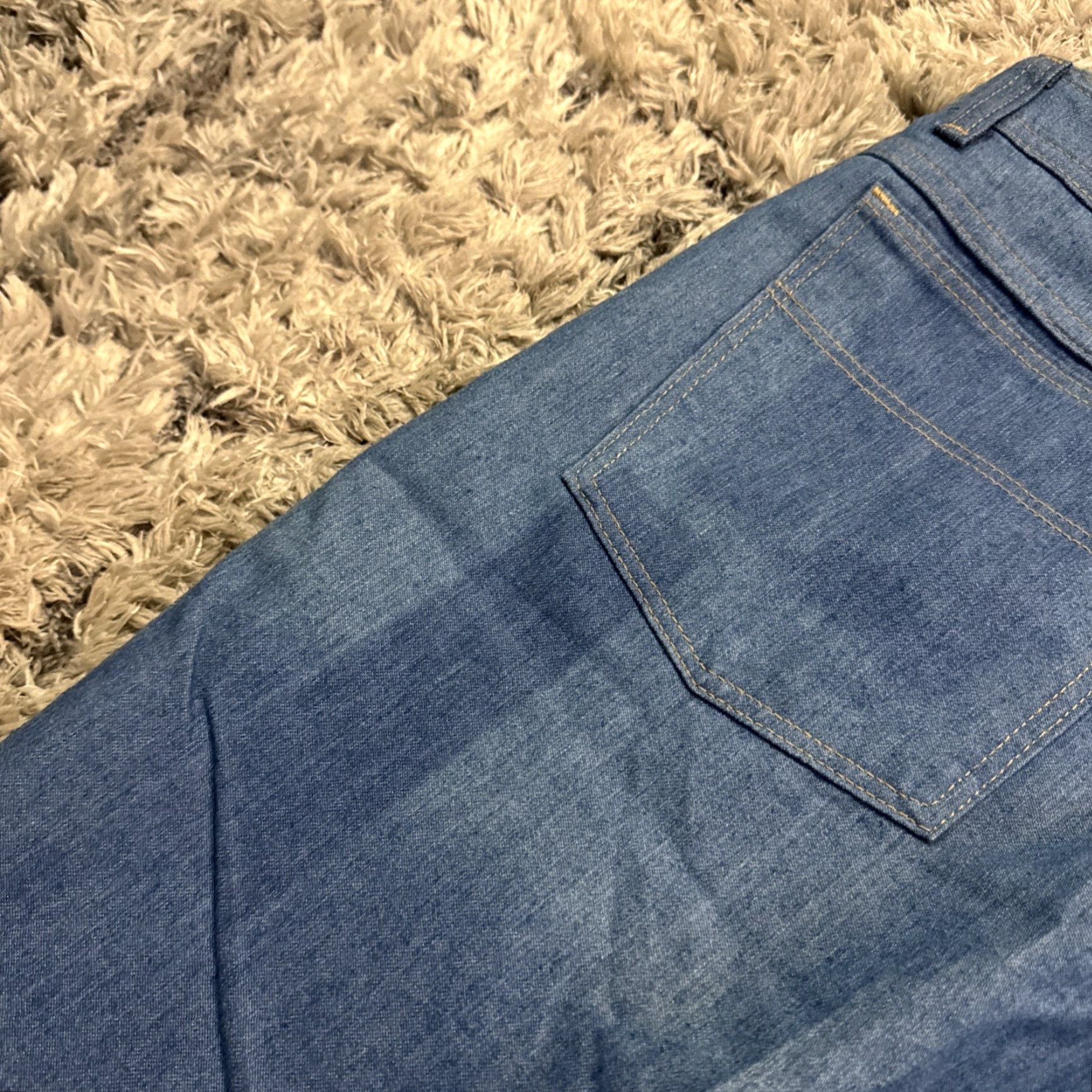 Wrangler VINTAGE Wrangler Jeans Men 44x30 Blue Denim 90s Style Code 85498LB Rare Mens Jeans Straight 90s Size US 44 / EU 60 - 5 Thumbnail