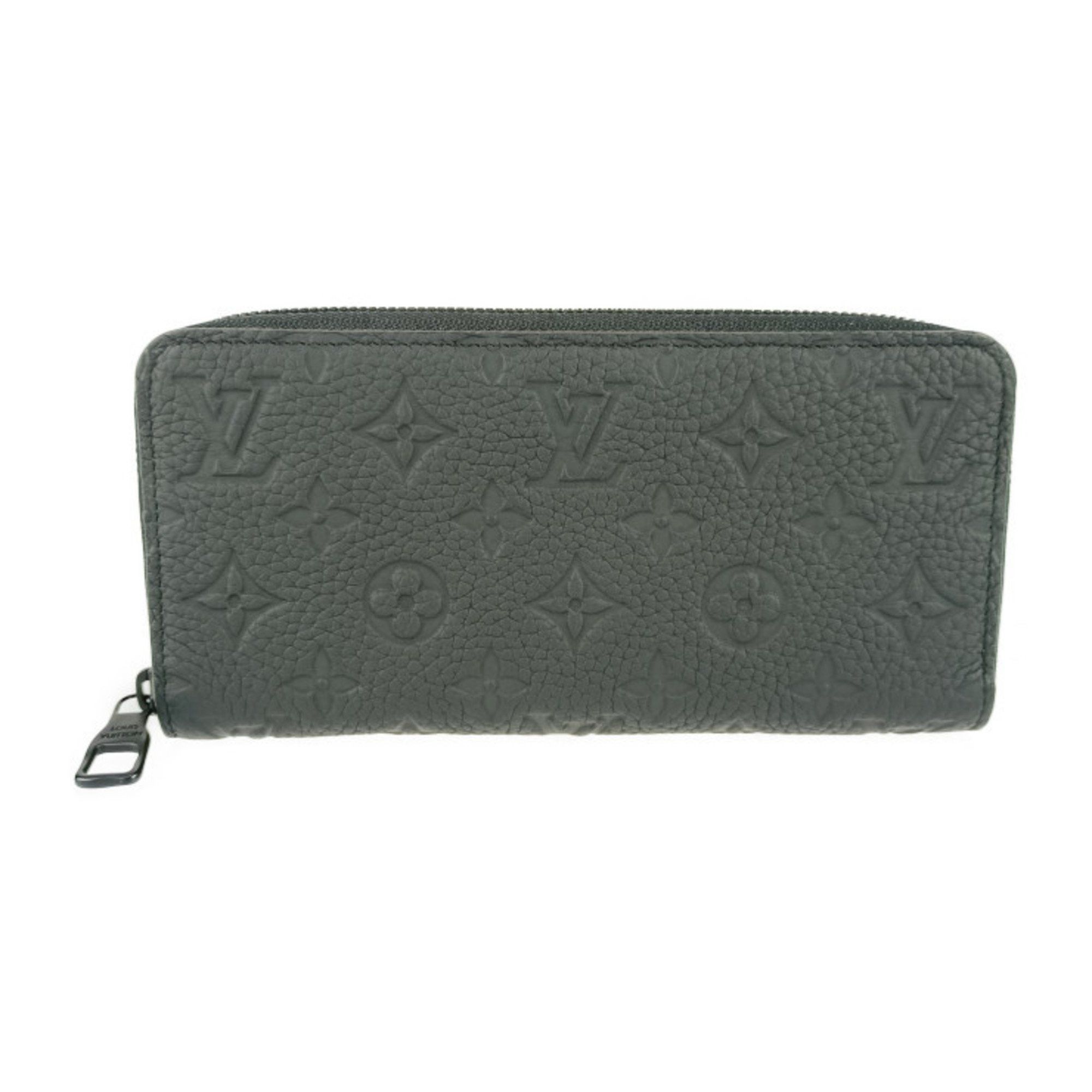 Louis Vuitton Louis Vuitton Zippy Wallet Horizontal Long M11721 Black Taurillon Leather Men's Round Size ONE SIZE - 1 Thumbnail