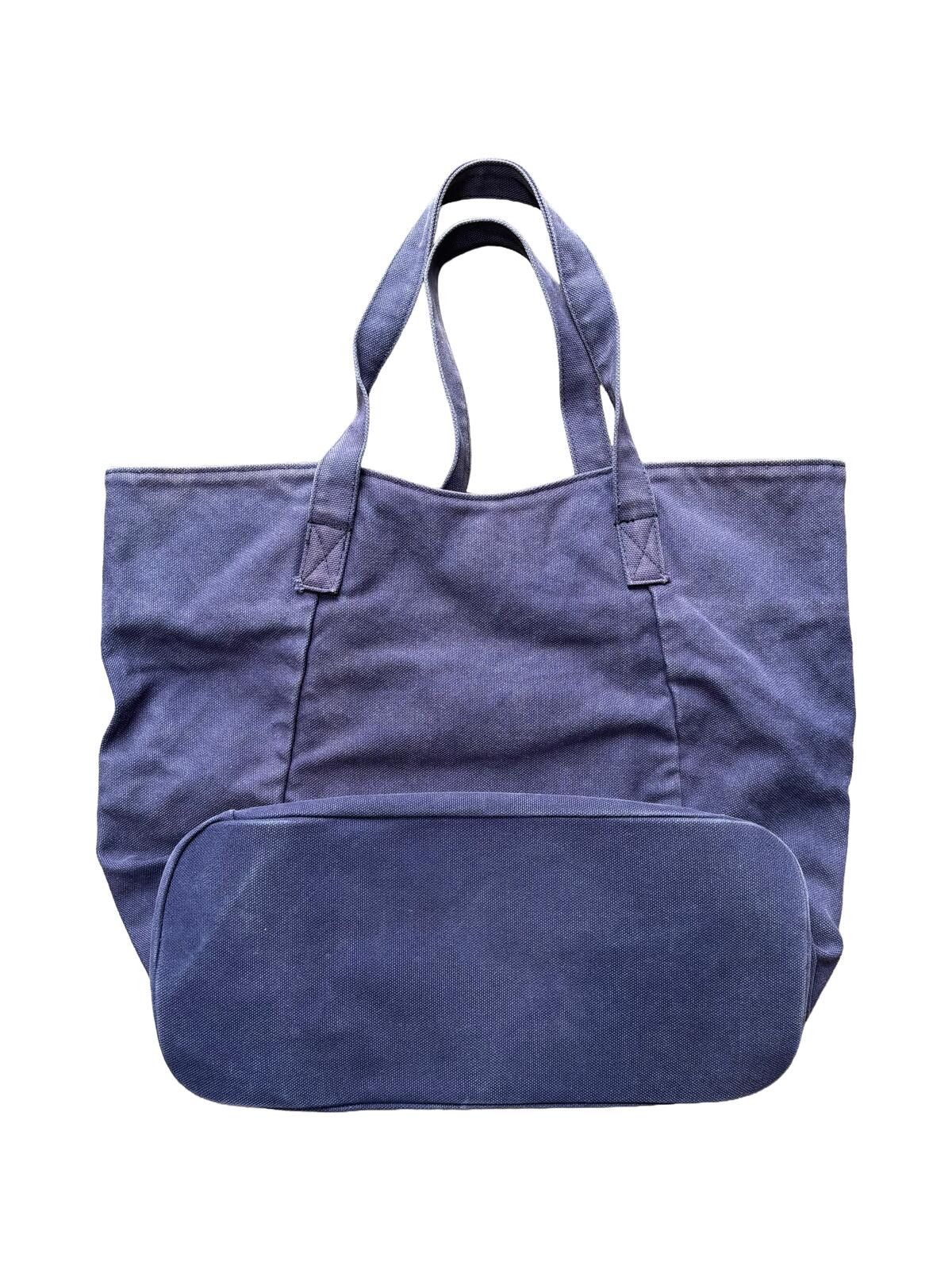 A.P.C. A.P.C. Anchor Logo Canvas Tote Bag Navy Size ONE SIZE - 4 Thumbnail