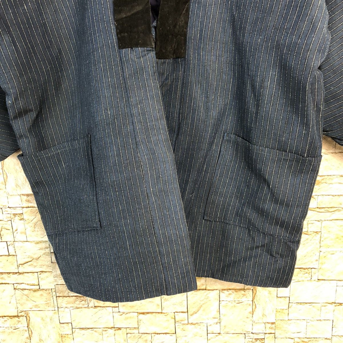 Japanese Brand Kimono vintage japan cardigan Dark Blue #A213 Size US XL / EU 56 / 4 - 6 Thumbnail