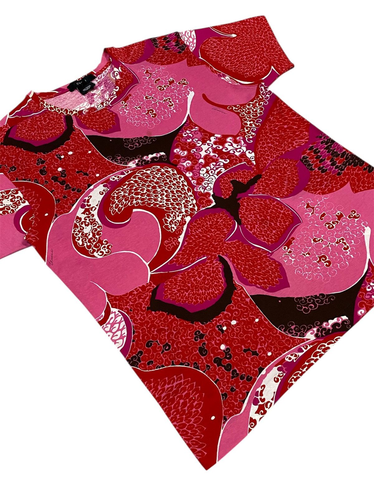 Gucci Gucci SS1999 Floral Red Shirt Size L / US 10 / IT 46 - 17 Thumbnail