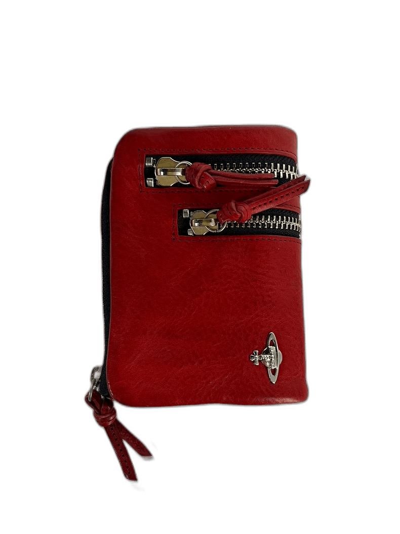 Vivienne Westwood Vivienne Westwood Red Zipper Wallet Size ONE SIZE - 1 Thumbnail