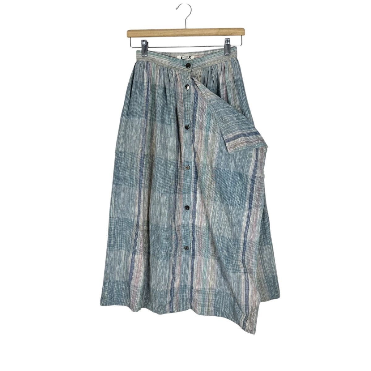 Issey Miyake ☀️ISSEY MIYAKE TARTAN MAXI SKIRTS Size 25" / US 0 / IT 36 - 2 Thumbnail