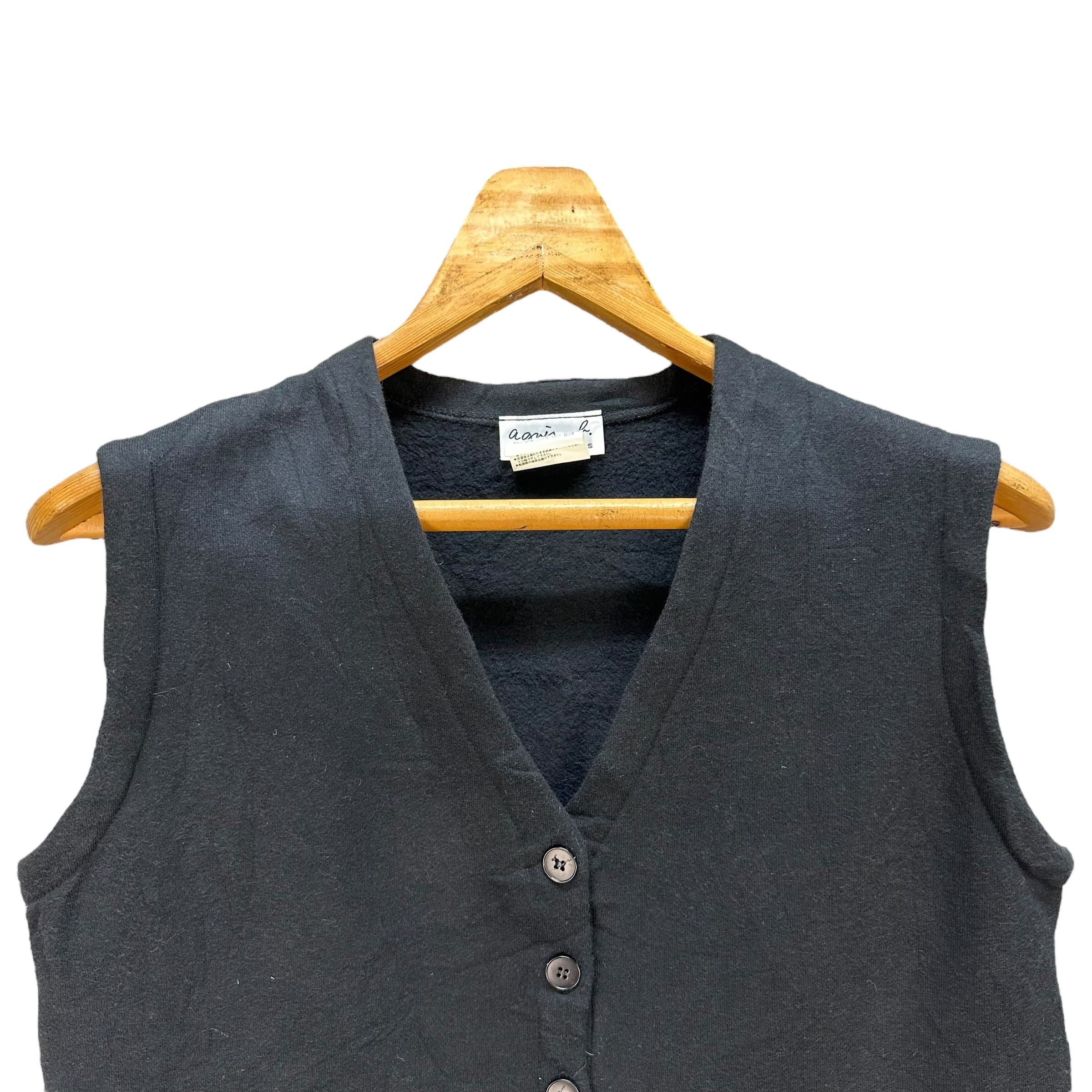 agnes b. Vintage AGNES B Made in Japan Sweater Vest #A43-0980 Size S / US 4 / IT 40 - 2 Thumbnail