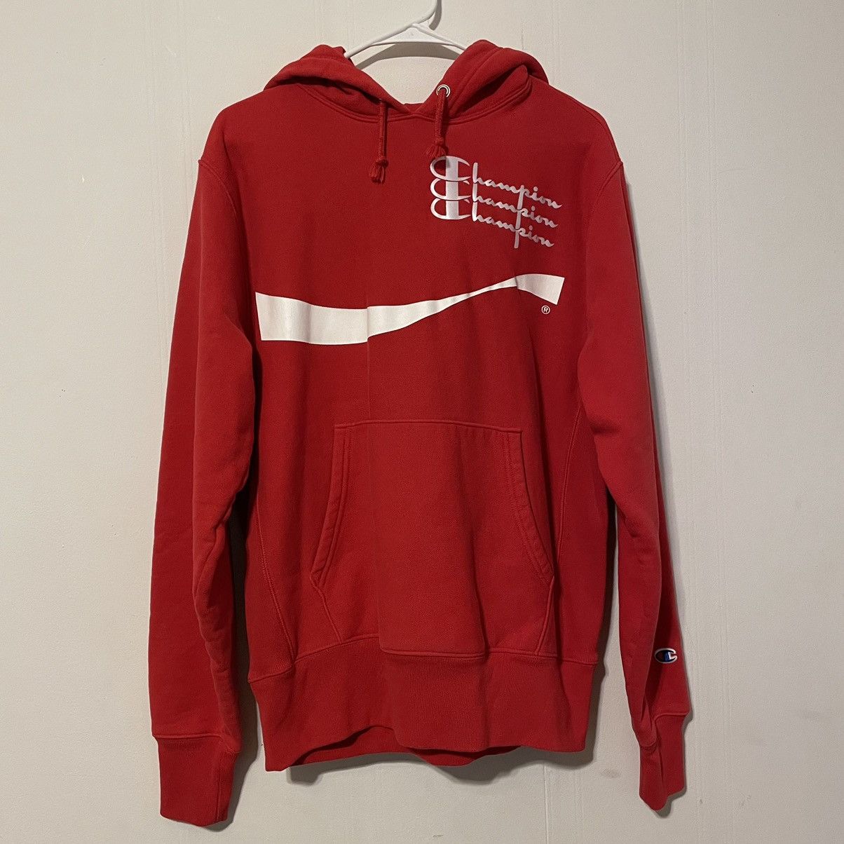 Champion Vintage Champion Reverse Weave Coca Cola Graphic Hoodie Size US M / EU 48-50 / 2 - 2 Thumbnail