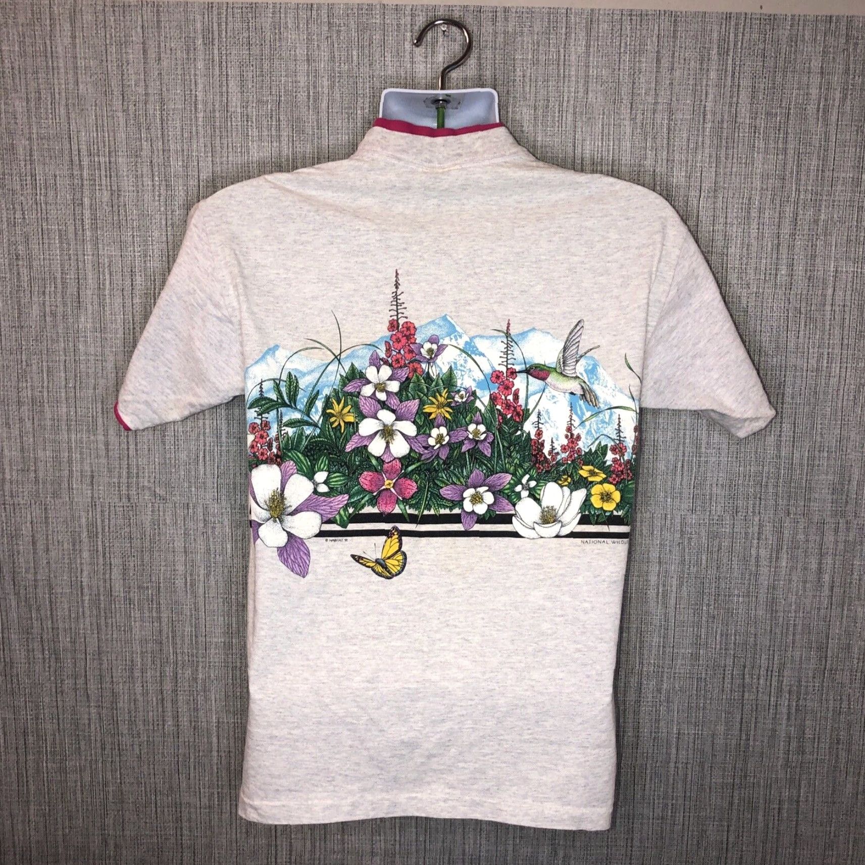Vintage VINTAGE Signal Sports Mountain T-Shirt Womens Medium Gray Sports 90s Women Size M / US 6-8 / IT 42-44 - 3 Thumbnail
