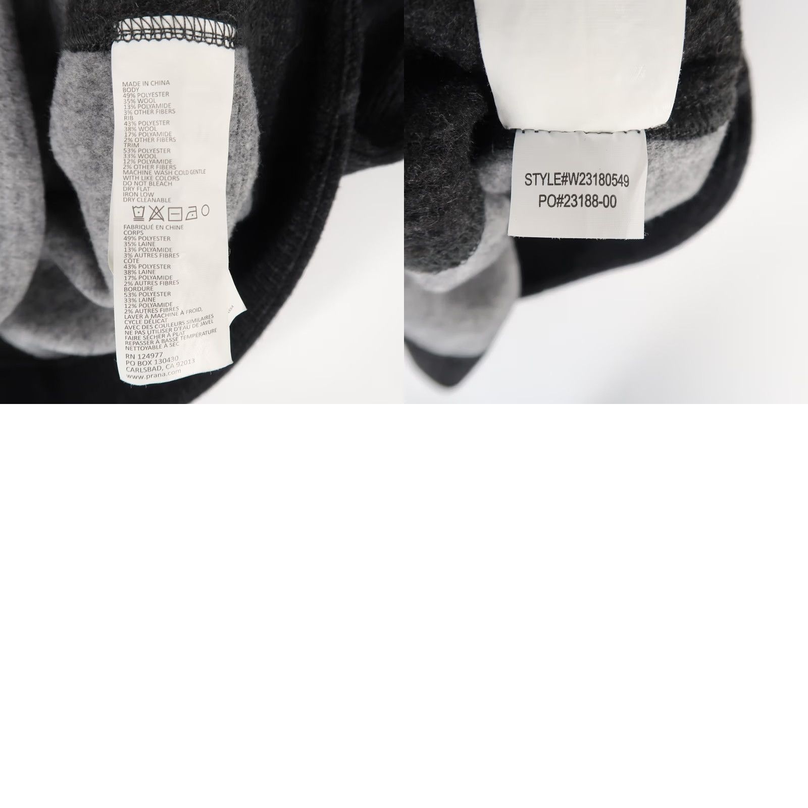 Prana VINTAGE Prana Sweater Womens S Black Raglan Sleeve Mock Neck Pullover Knit Wool Blend Casual Winter, Fall, Spring Mens Womens Girls Size S / US 4 / IT 40 - 8 Thumbnail