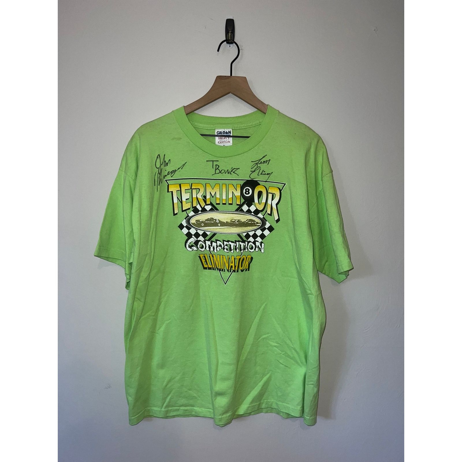 Gildan Vintage Terminator Competition Shirt Tee Eliminator 90s XL Size US XL / EU 56 / 4 - 1 Thumbnail