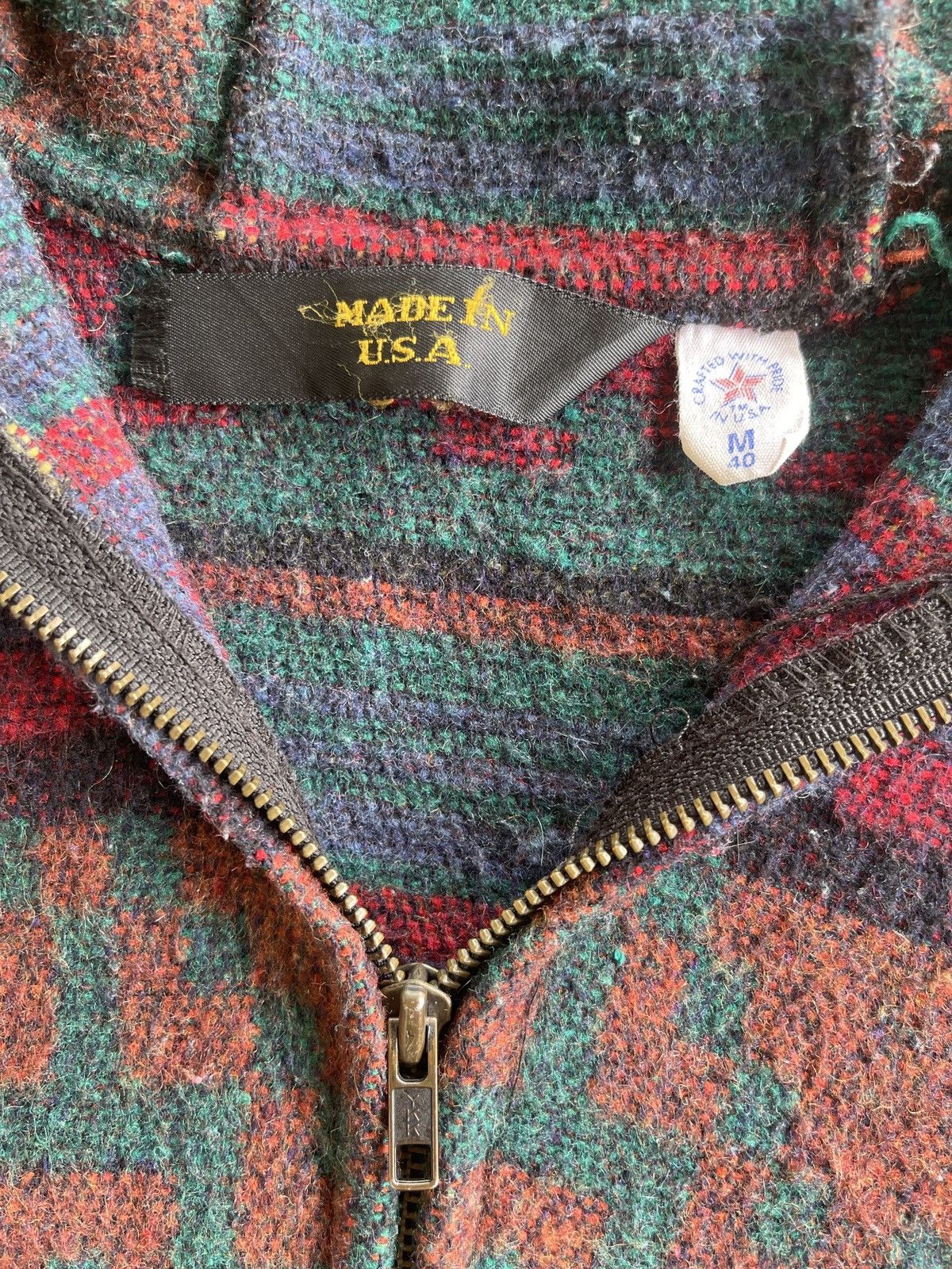Vintage Vintage Aztec USA Hooded Jacket Size US M / EU 48-50 / 2 - 6 Thumbnail
