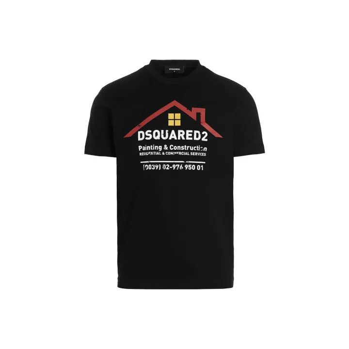 Dsquared2 DSQUARED2 Logo Print Short Sleeve T-Shirt 0079 Size US S / EU 44-46 / 1 - 1 Thumbnail