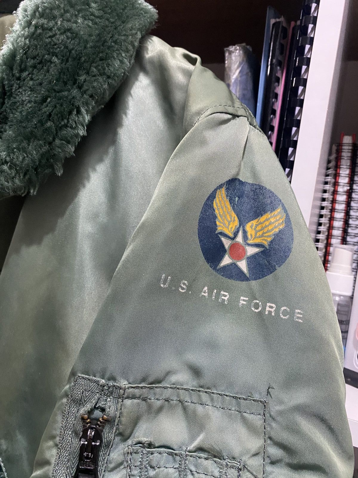 Alpha Industries Vintage Alpha Industries B-15 D USAF Ma-1 Bomber Jacket Size US M / EU 48-50 / 2 - 6 Thumbnail