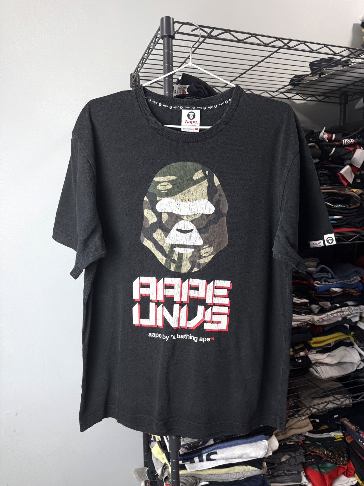 Aape Vintage Aape by a Bathing Ape Bape T Shirt Size US L / EU 52-54 / 3 - 1 Thumbnail