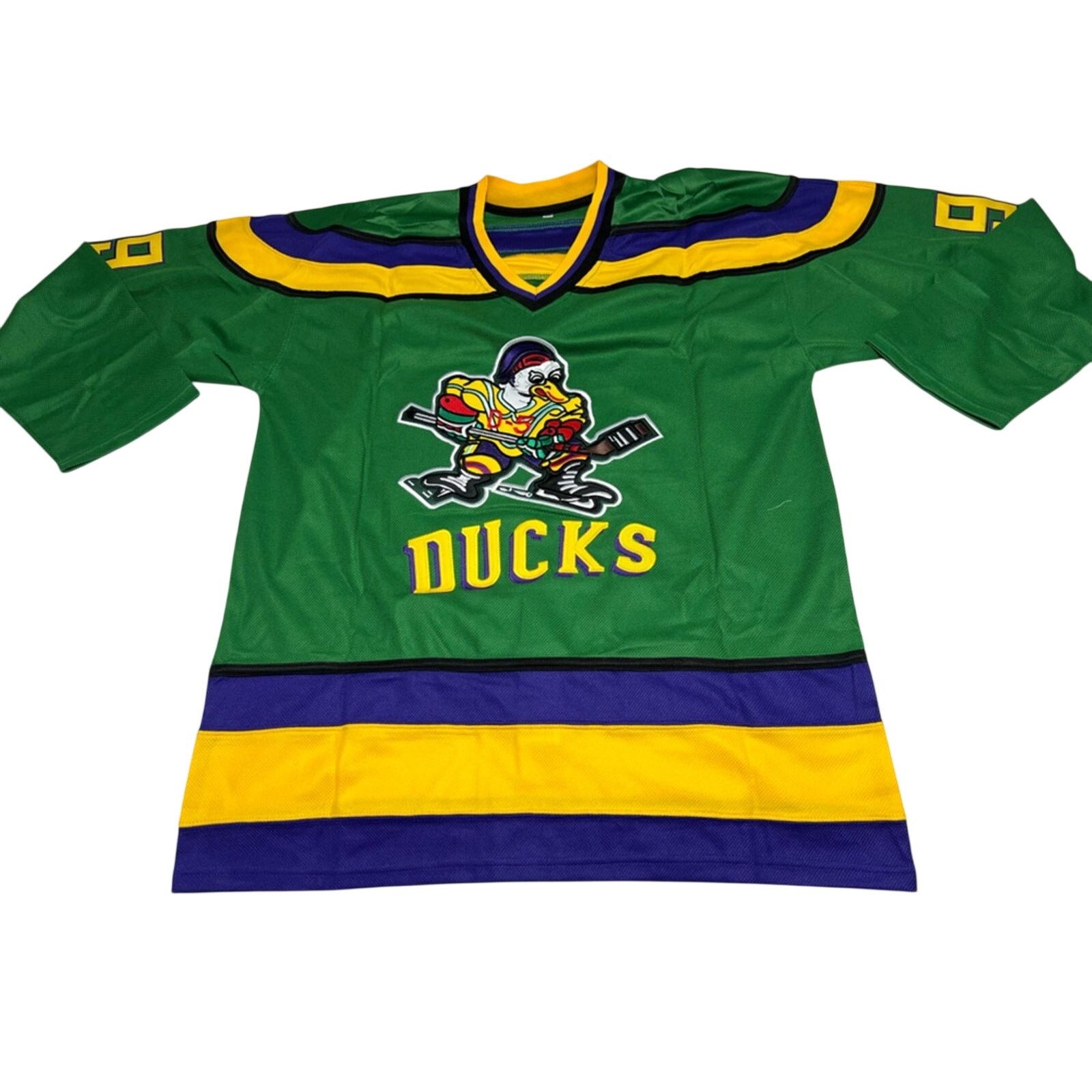 Other BRAND NEW Adam Banks Mighty Ducks Hockey Jersey Fight Strap Size US XXL / EU 58 / 5 - 1 Thumbnail