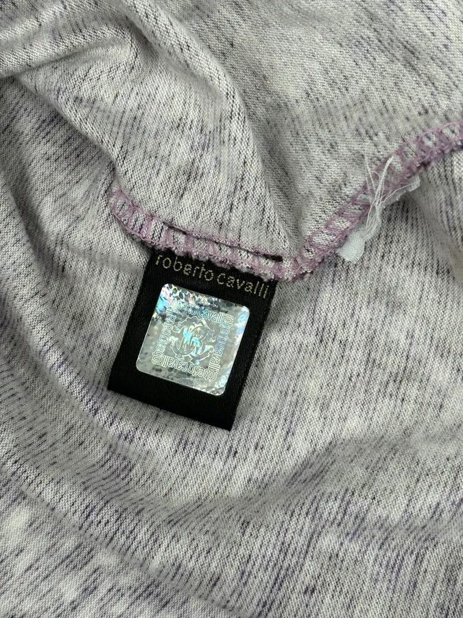 Roberto Cavalli Roberto Cavalli Purple Python Effect Knit Tank Top Size S / US 4 / IT 40 - 8 Thumbnail