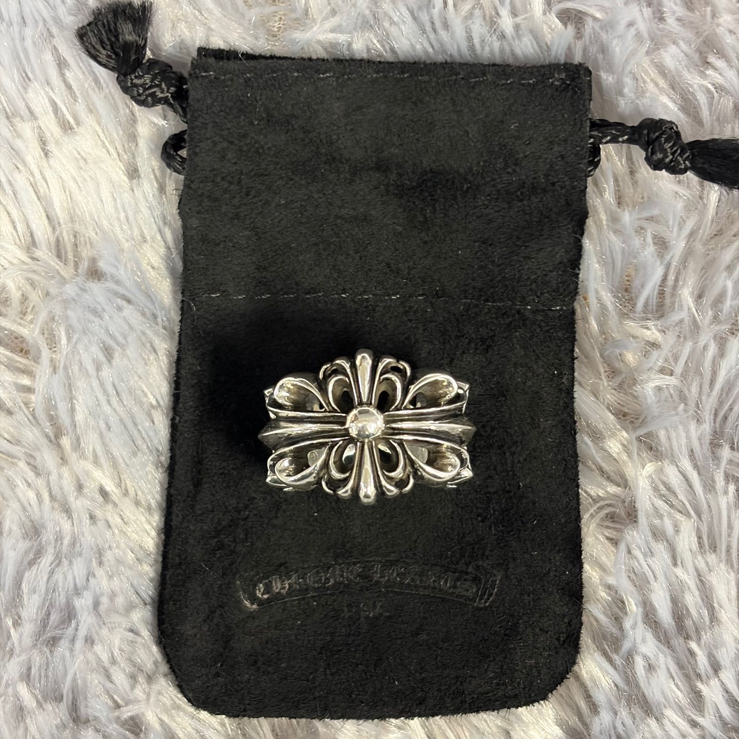 Chrome Hearts Double Floral Ring Size 9 Size ONE SIZE - 6 Thumbnail