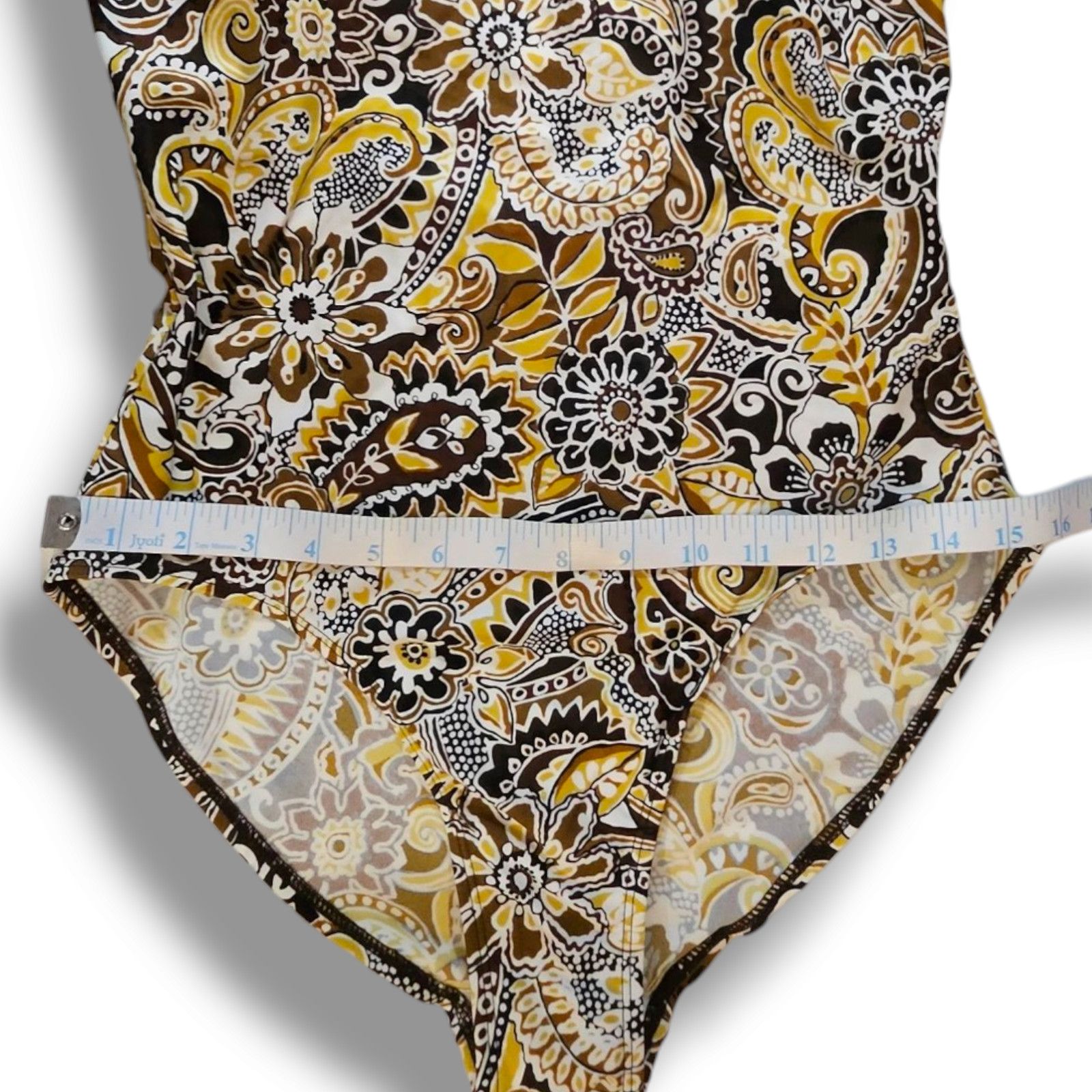 Other NWT Aliana Swim Tank Style Paisley One Piece Swimsuit Sz. 14 Size XL / US 12-14 / IT 48-50 - 6 Thumbnail