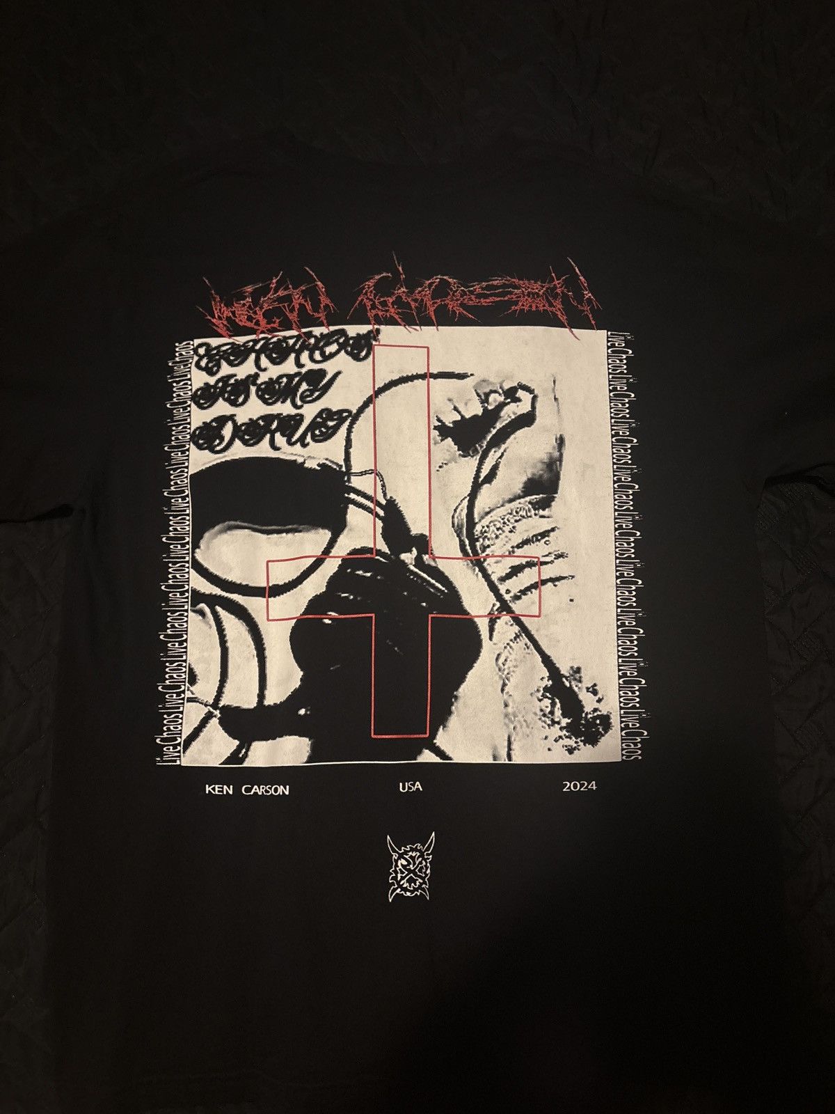 Ken Carson Ken Carson Live Chaos Tour Merch Shirt Size US XL / EU 56 / 4 - 2 Thumbnail