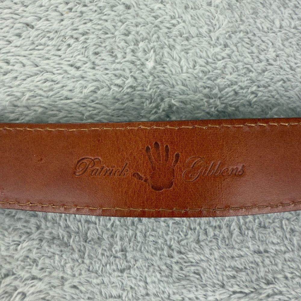 Other Patrick Gibbons Genuine Italian Carlfskin Leather Belt Men’ Size 40 - 4 Thumbnail