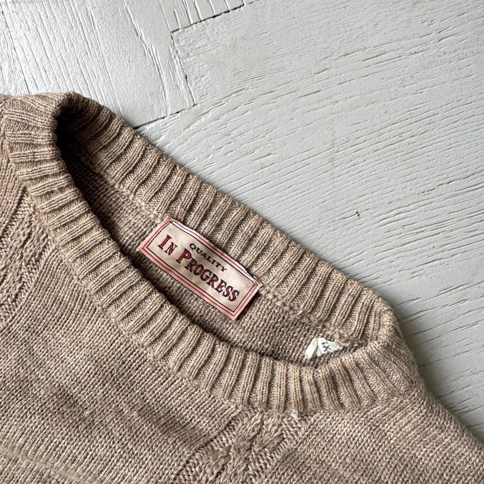 Vintage Vintage Chunky Knit Italian Style Wool Blend Sweater Size US XL / EU 56 / 4 - 6 Thumbnail