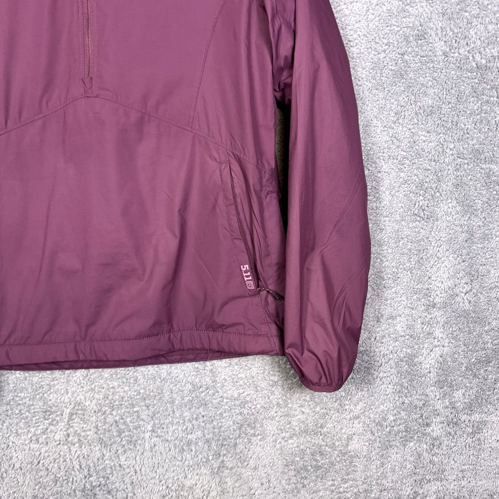 Vintage 5.11 Tactical Jacket Womens XS Seacoast Anorak Hooded Fleece Windbreaker Purple Size XS / US 0-2 / IT 36-38 - 2 Thumbnail