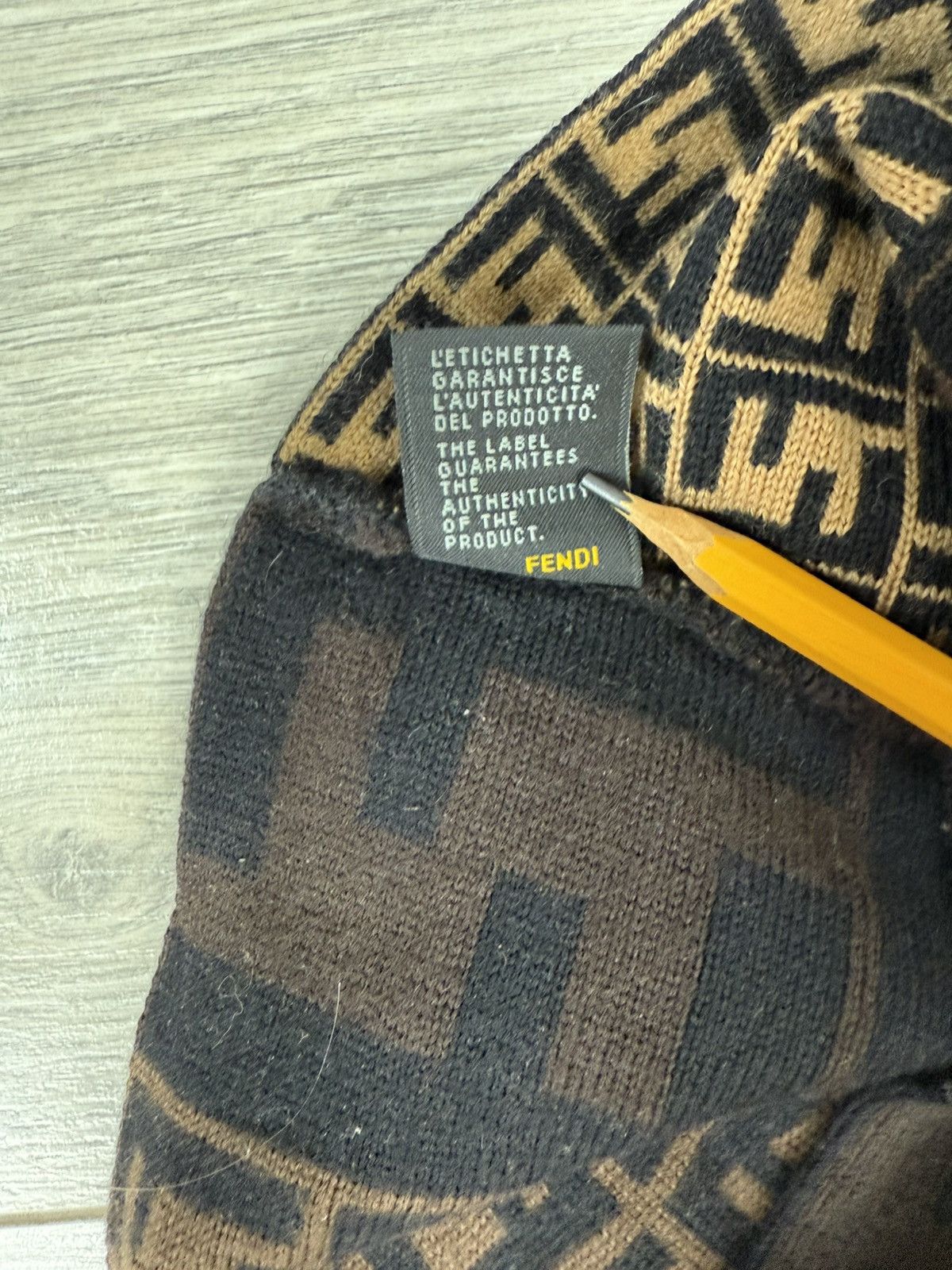 Fendi Fendi Tate Monogram Beanie Size ONE SIZE - 6 Thumbnail