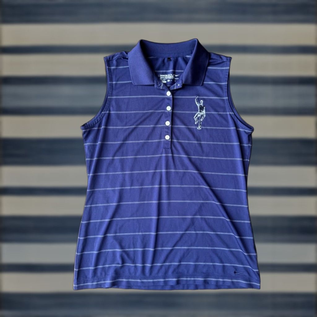 Nike Nike Golf Dry Fit Tank Top Polo Collared Shirt Women’s Medium Purple Embroidered Size M / US 6-8 / IT 42-44 - 1 Thumbnail