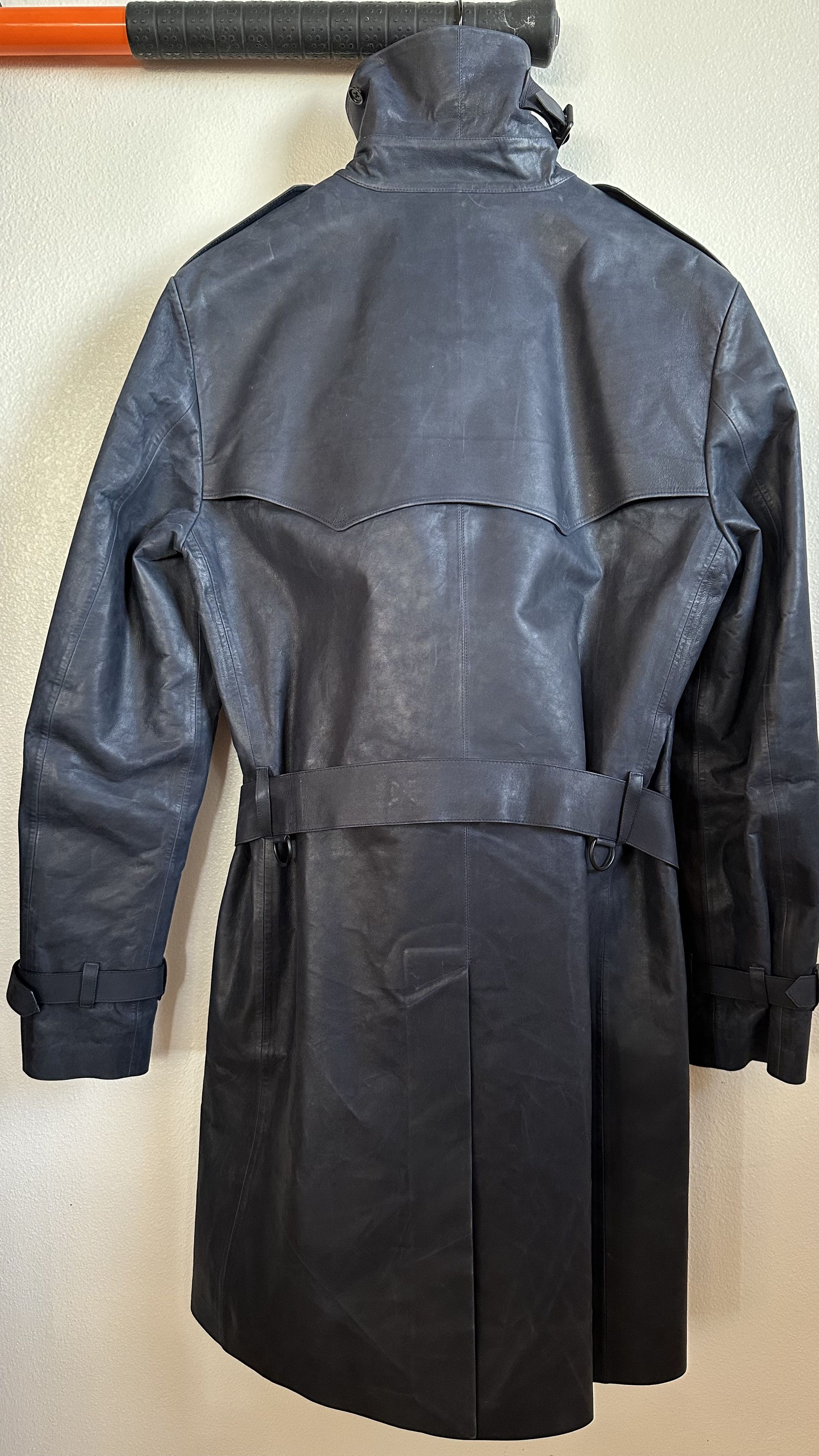 Ralph Lauren RL Black Label Lambskin Trench Italy SP15 Purple Era Size US S / EU 44-46 / 1 - 2 Thumbnail