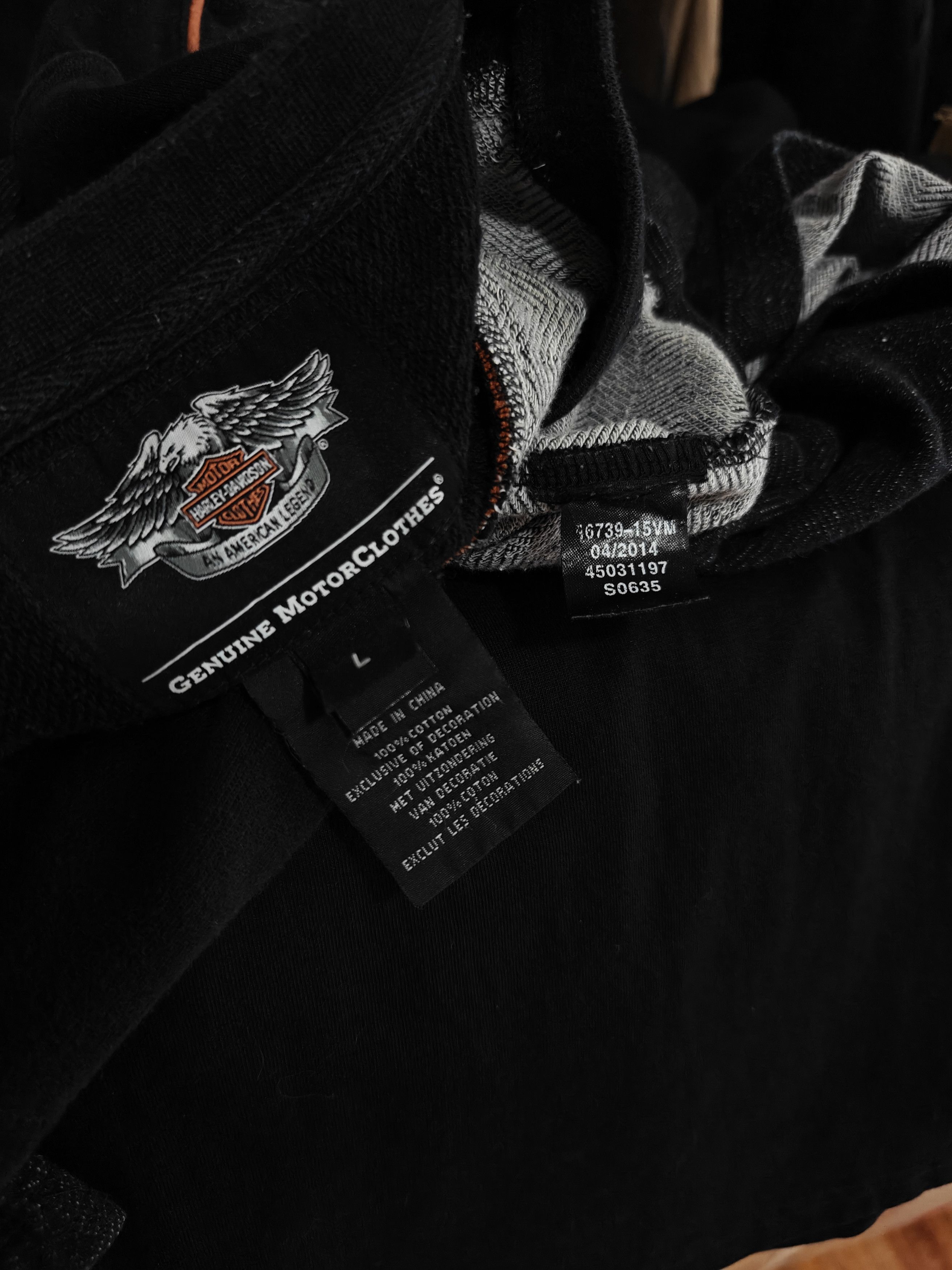 Harley Davidson Harley Davidson VTG Skull Sweatshirt Logo Gray L Size US L / EU 52-54 / 3 - 11 Thumbnail
